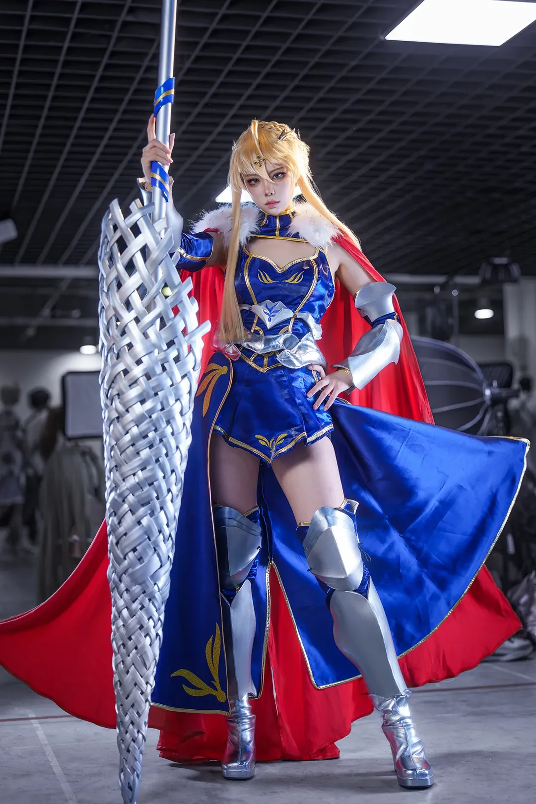 二次元攝影, Fate/Grand Order, 阿爾託莉雅cos, cosplay場照, 白槍呆cos