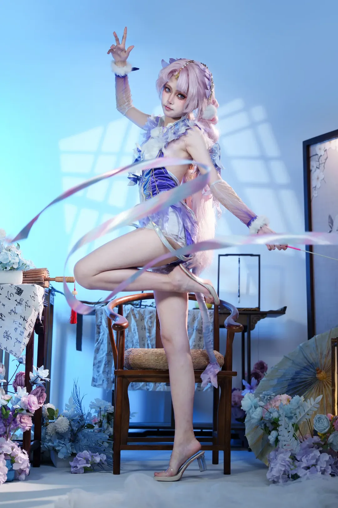 二次元摄影, cos正片, 永劫无间, 殷紫萍cos, 国风cosplay