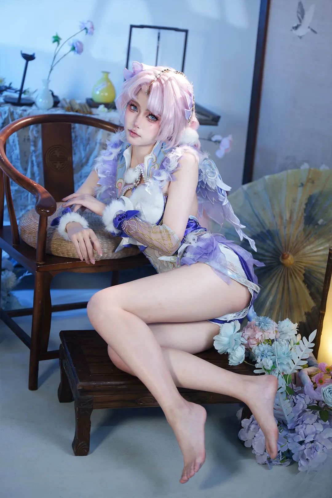 二次元摄影, 永劫无间, 殷紫萍cos, 国风cosplay, 古风写真 - 第1张