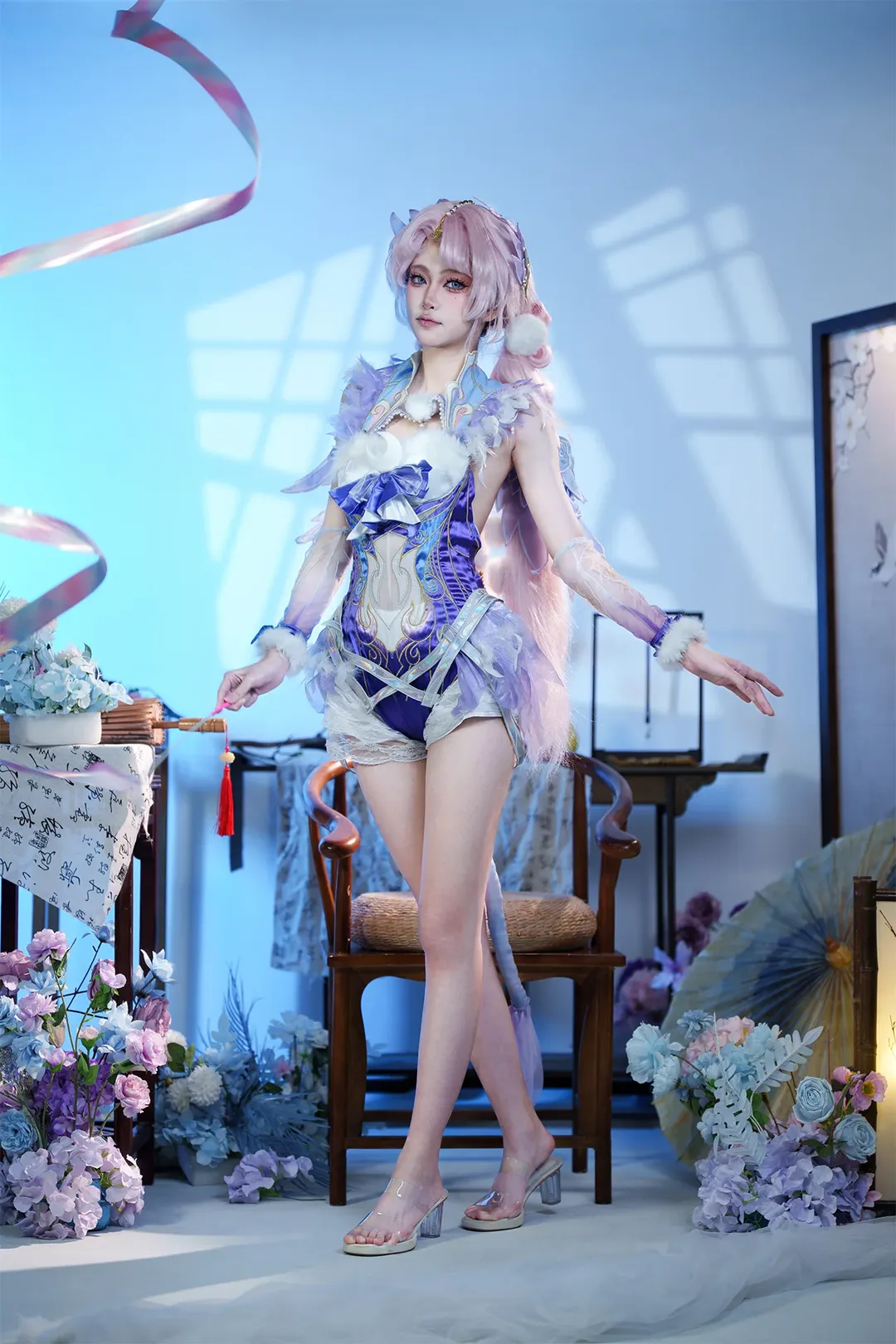 二次元摄影, 永劫无间, 殷紫萍cos, 国风cosplay, 古风写真