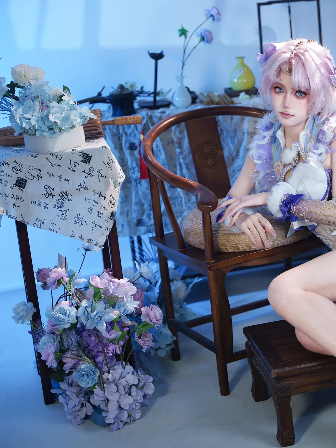 二次元摄影, 永劫无间, 殷紫萍cos, 国风cosplay, 古风写真 - 第3张