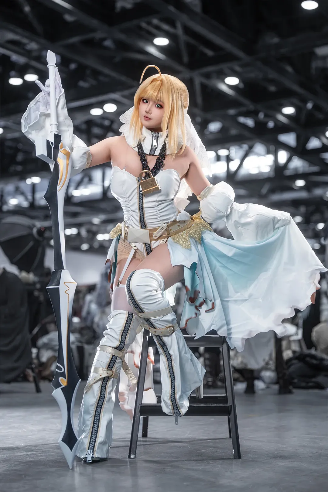 漫展场照, cosplay分享, 尼禄花嫁cos, FateGrandOrder, 战斗新娘