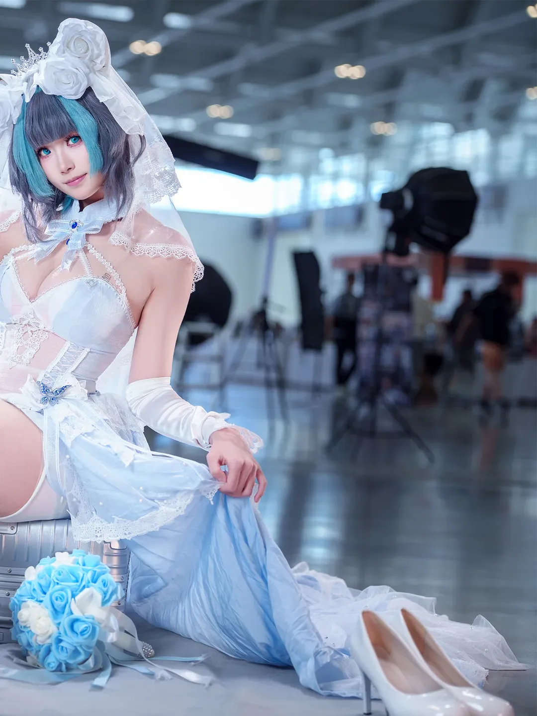 チェシャー コスプレ, アズールレーン, イベント写真, 二次元コスプレ, 誓約花嫁