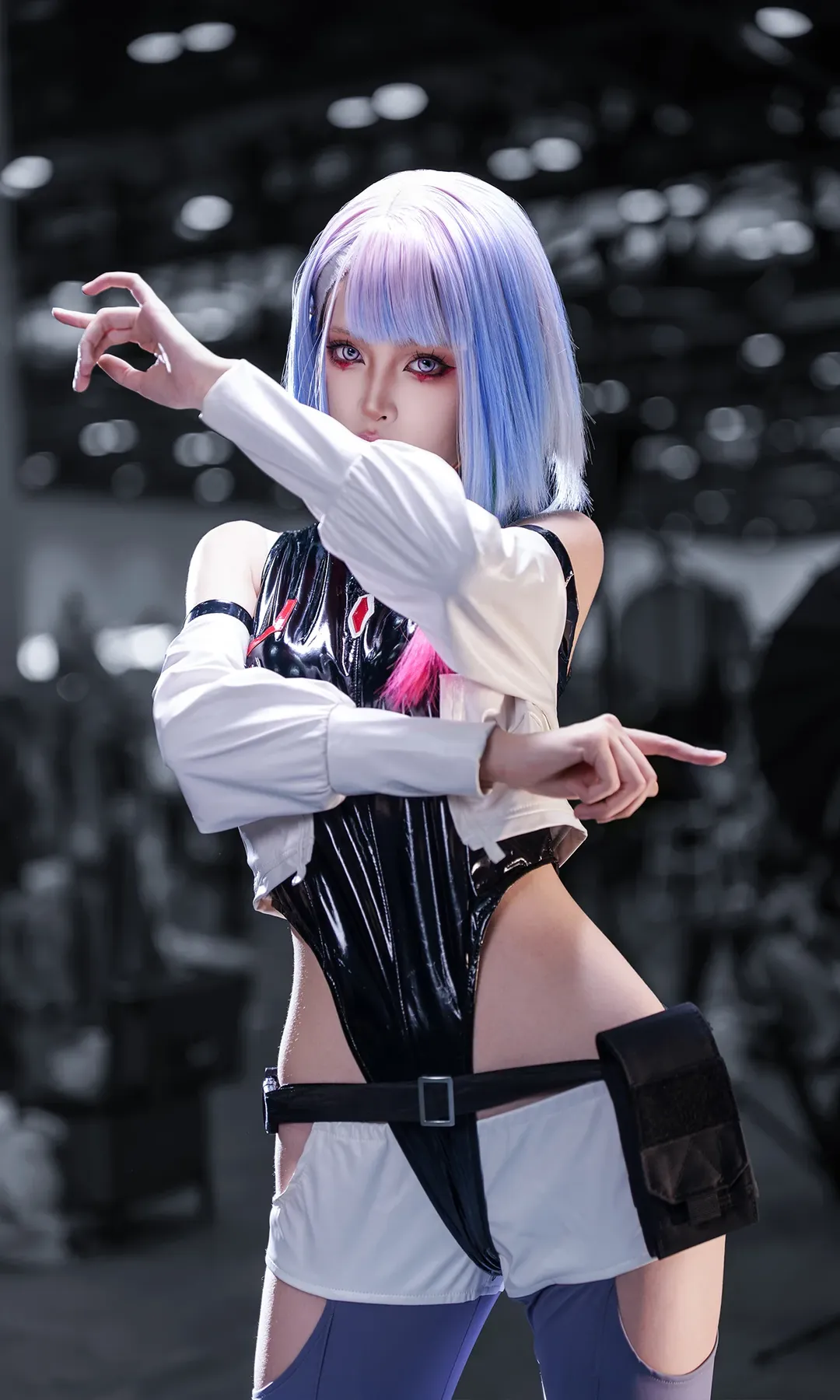 二次元撮影, コスプレイベント写真, ルーシーコスプレ, サイバーパンク エッジランナーズ, サイバーパンク風 - 1枚目