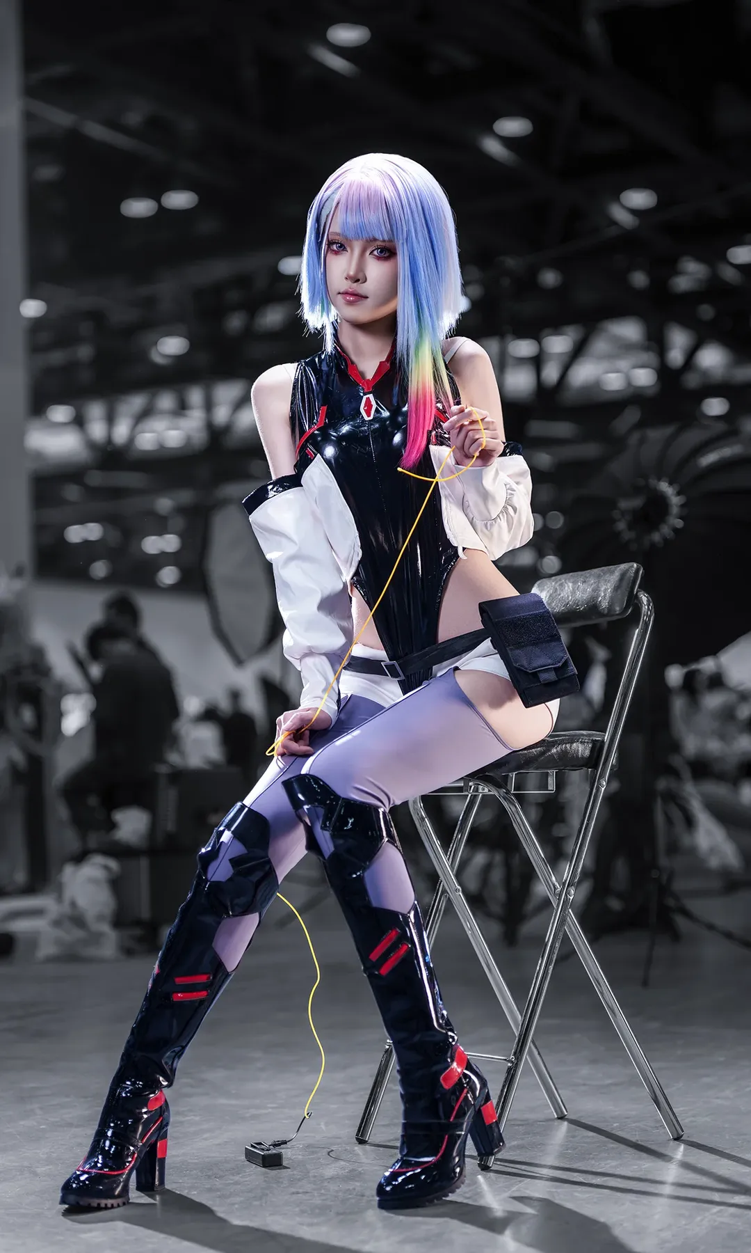 二次元撮影, コスプレイベント写真, ルーシーコスプレ, サイバーパンク エッジランナーズ, サイバーパンク風 - 2枚目