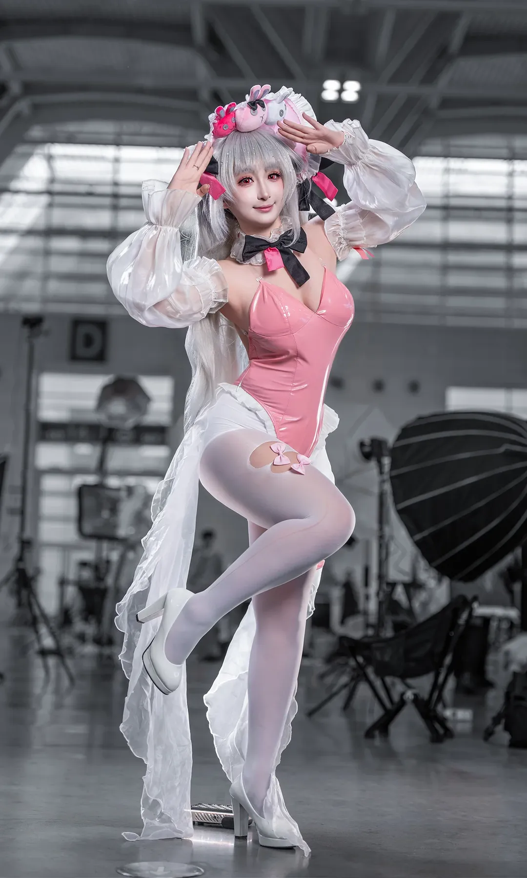 碧蓝航线, 二次元cosplay, cos摄影, 哈尔福德cos, 兔耳头饰
