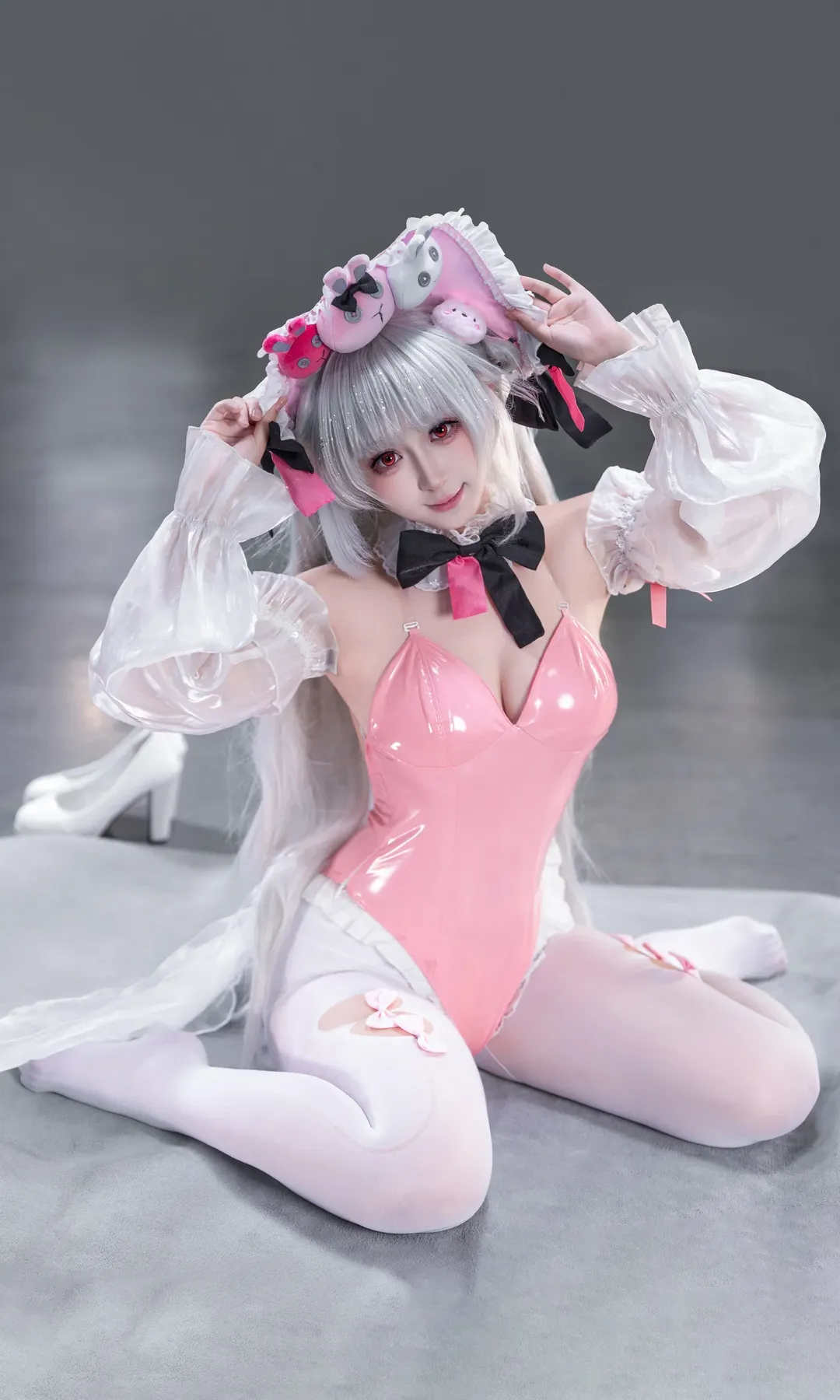 碧蓝航线, 二次元cosplay, cos摄影, 哈尔福德cos, 兔耳头饰 - 第3张