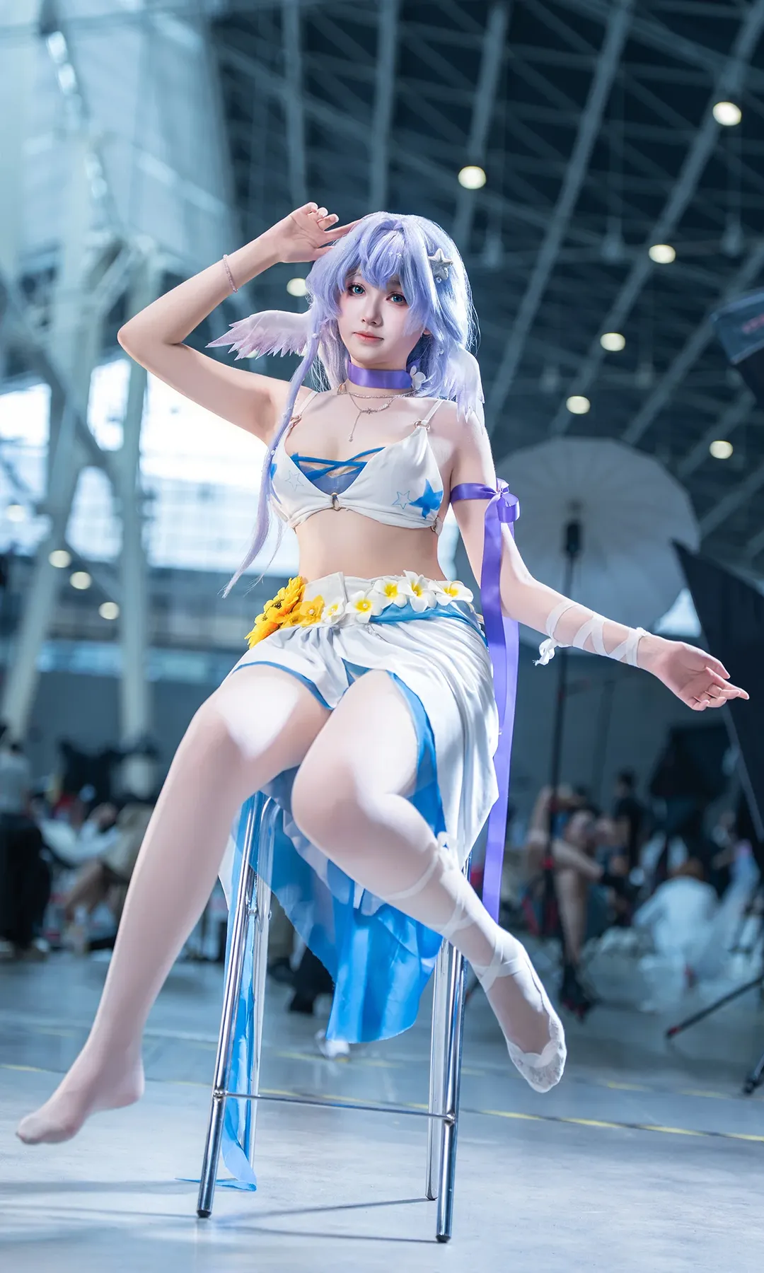 二次元攝影, 崩壞星穹鐵道, 知更鳥cos, 漫展場照, 泳裝cosplay - 第1張