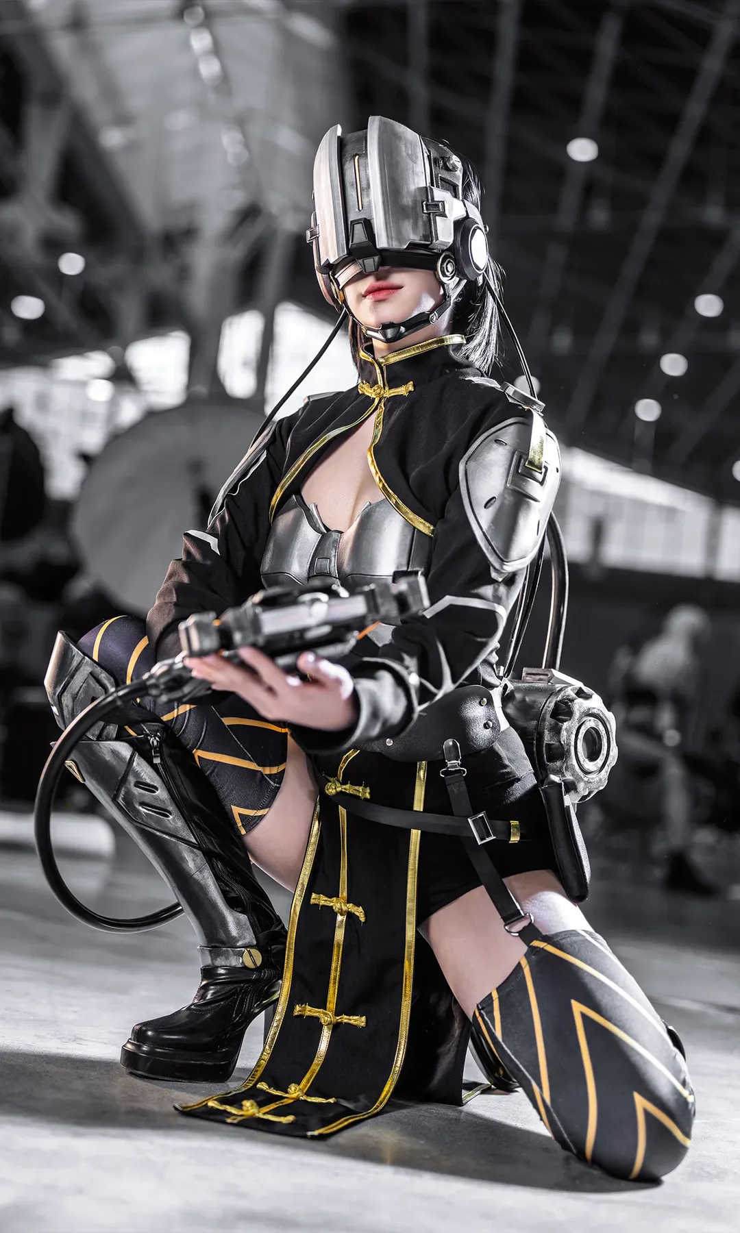 Event photo delivery, Sci-fi mecha, Bringer of the Light cosplay, LING CAGE, NCE Comic Exhibition