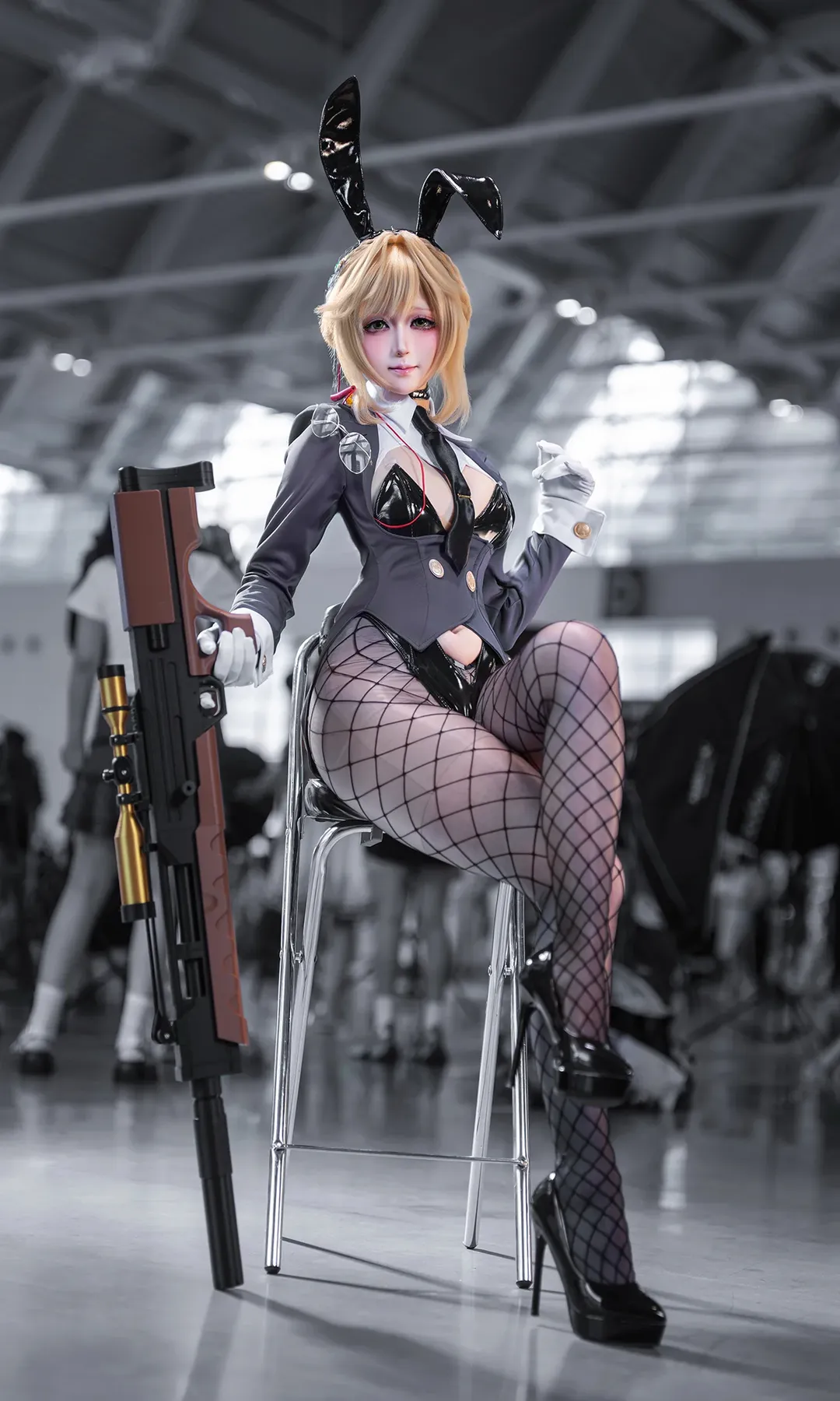 二次元摄影, 漫展场照, 胜利女神, 兔女郎cosplay, 爱德cos - 第3张