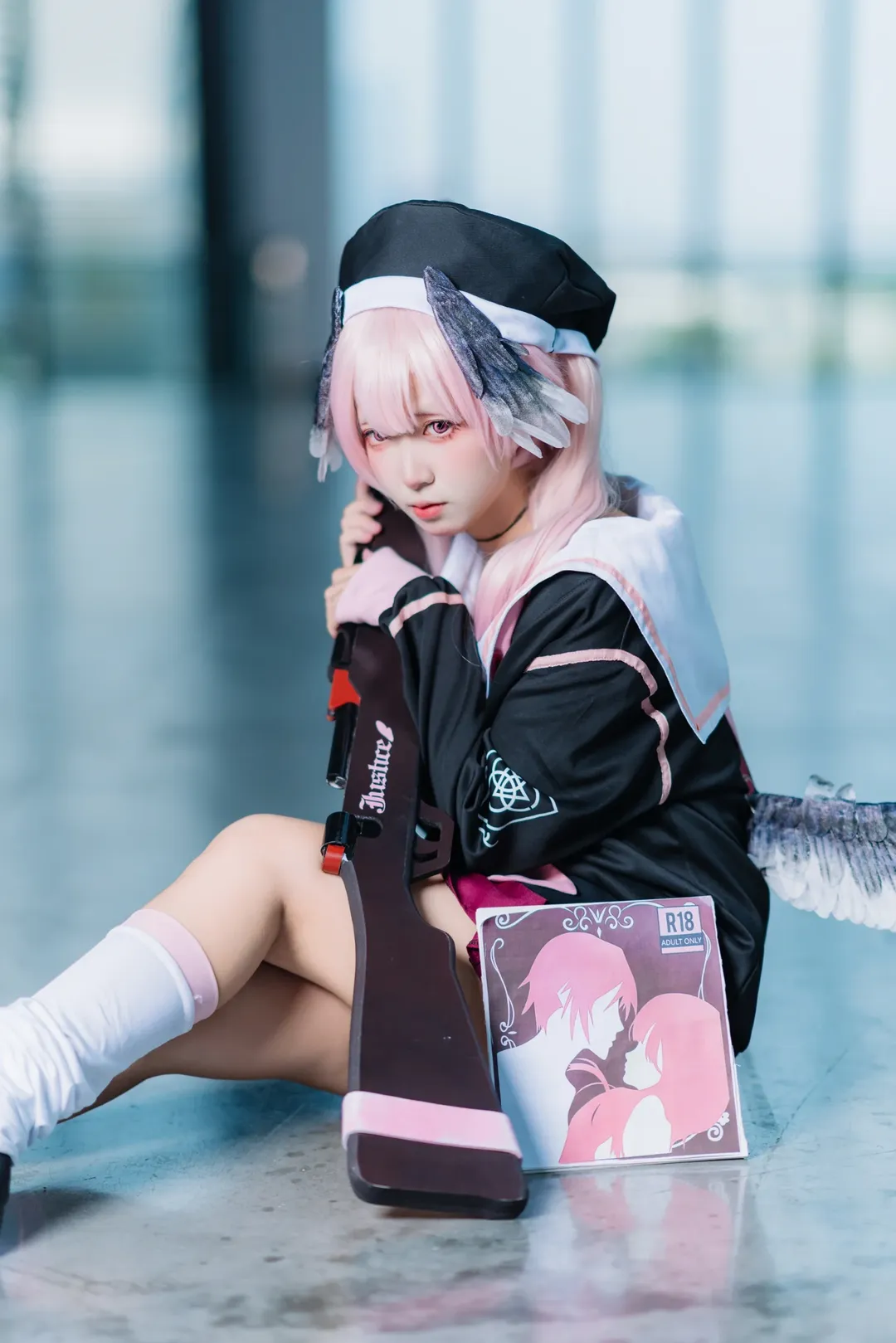 漫展返图, 碧蓝档案, 萤火虫漫展, cosplay摄影, 小春cos - 第3张