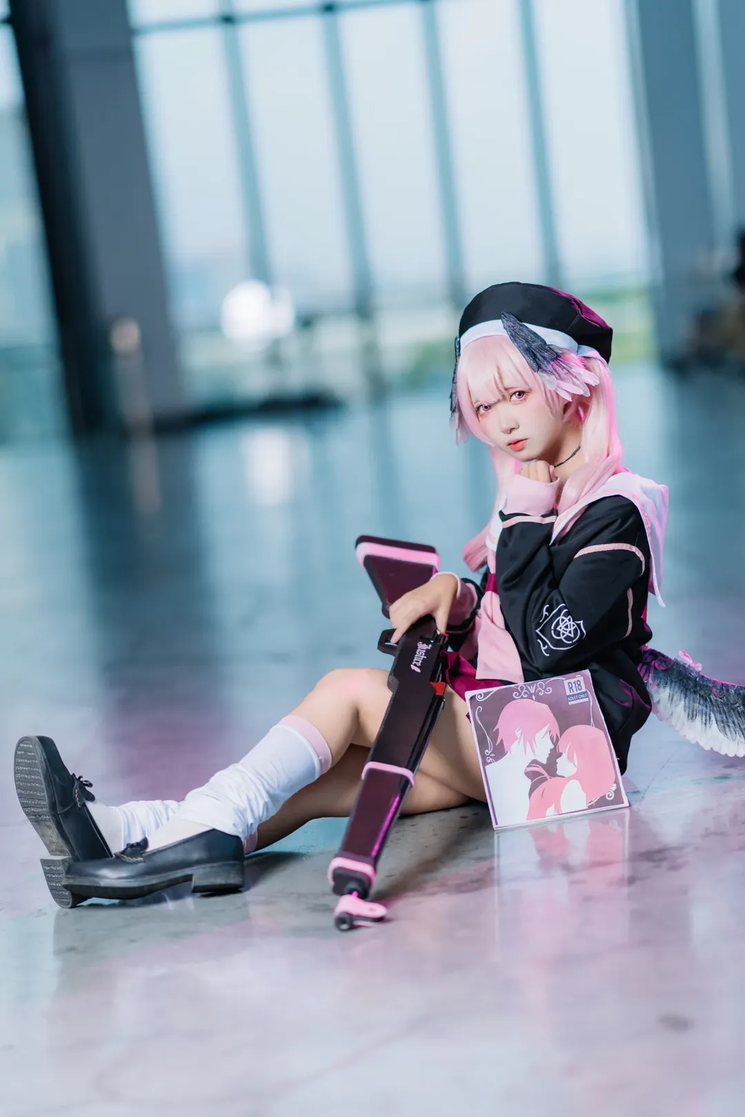 漫展返图, 碧蓝档案, 萤火虫漫展, cosplay摄影, 小春cos - 第4张