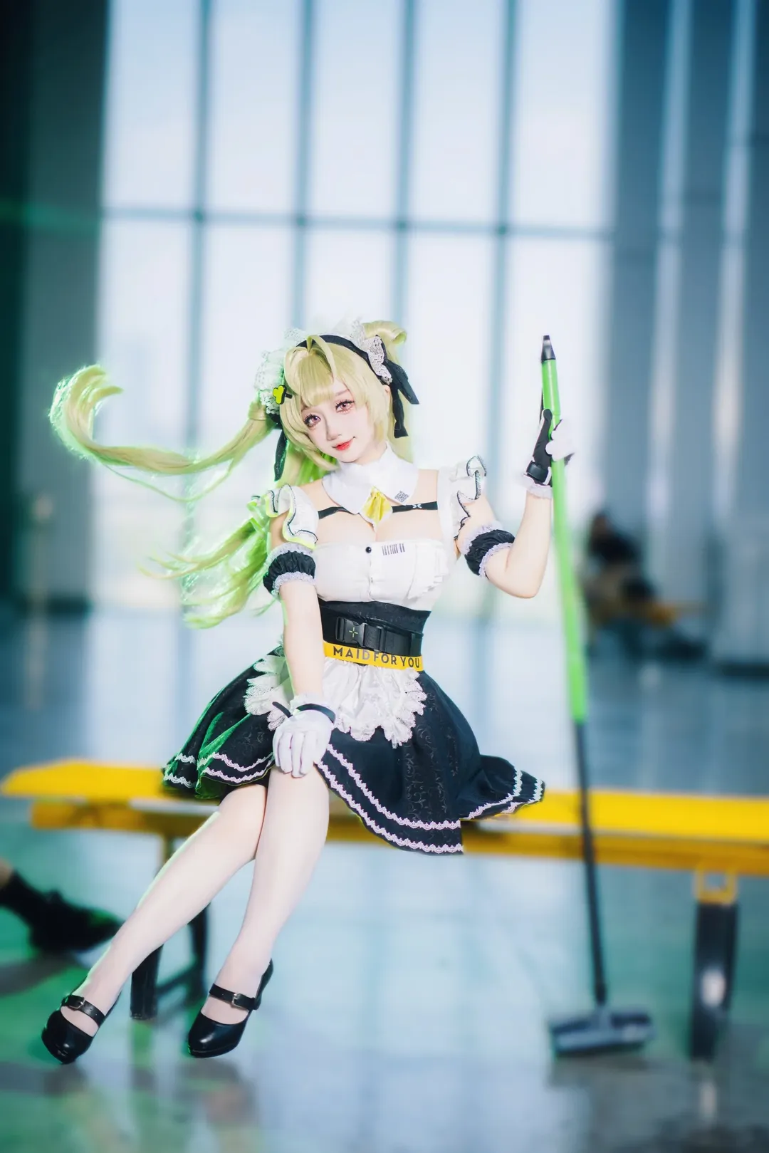 イベント写真, 勝利の女神：NIKKE, メイド服コスプレ, CICF広州漫画展, イドソーダ コスプレ