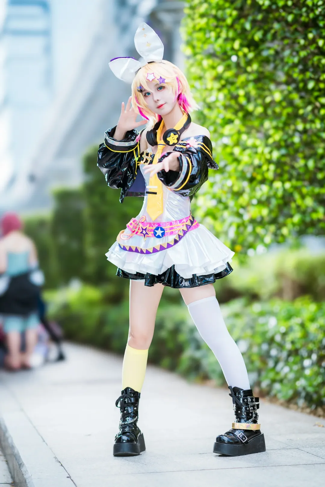 漫展返图, CICF, cosplay穿搭, 镜音铃cos, 喵斯快跑 - 第1张