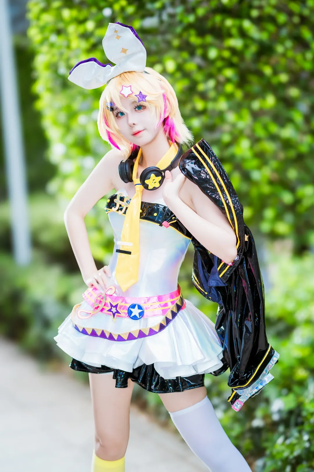 漫展返图, CICF, cosplay穿搭, 镜音铃cos, 喵斯快跑
