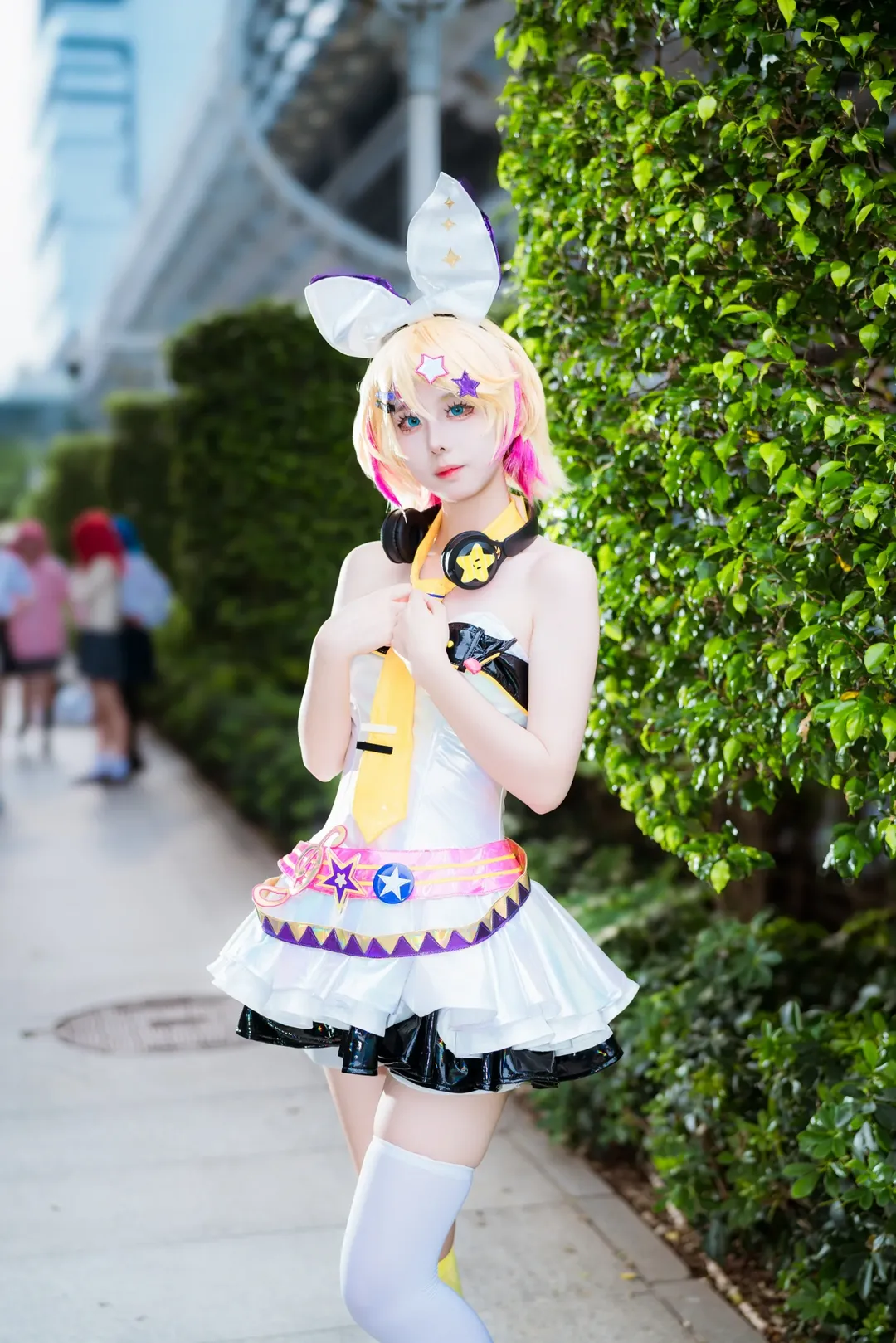 漫展返图, CICF, cosplay穿搭, 镜音铃cos, 喵斯快跑 - 第4张