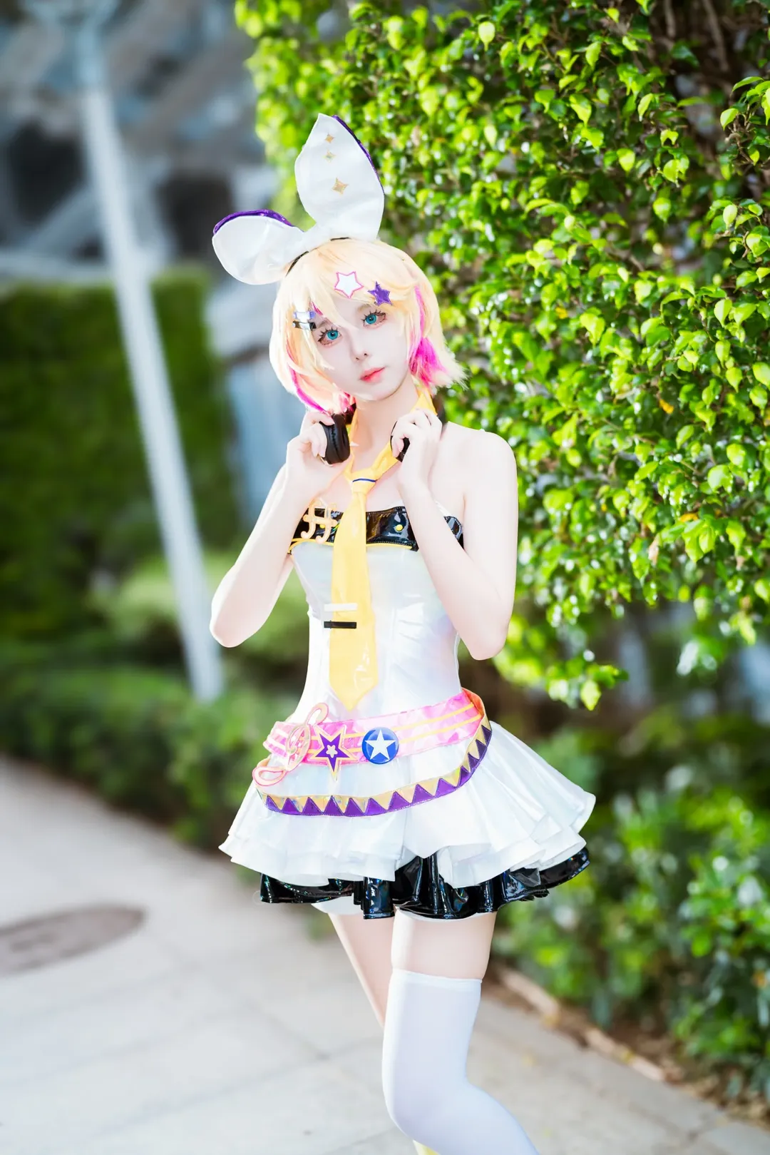 漫展返图, CICF, cosplay穿搭, 镜音铃cos, 喵斯快跑 - 第5张