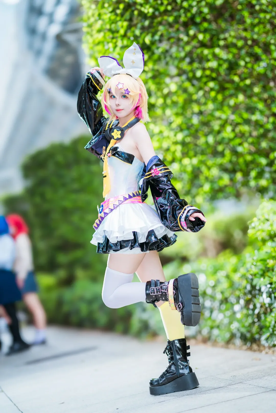 漫展返图, CICF, cosplay穿搭, 镜音铃cos, 喵斯快跑 - 第6张