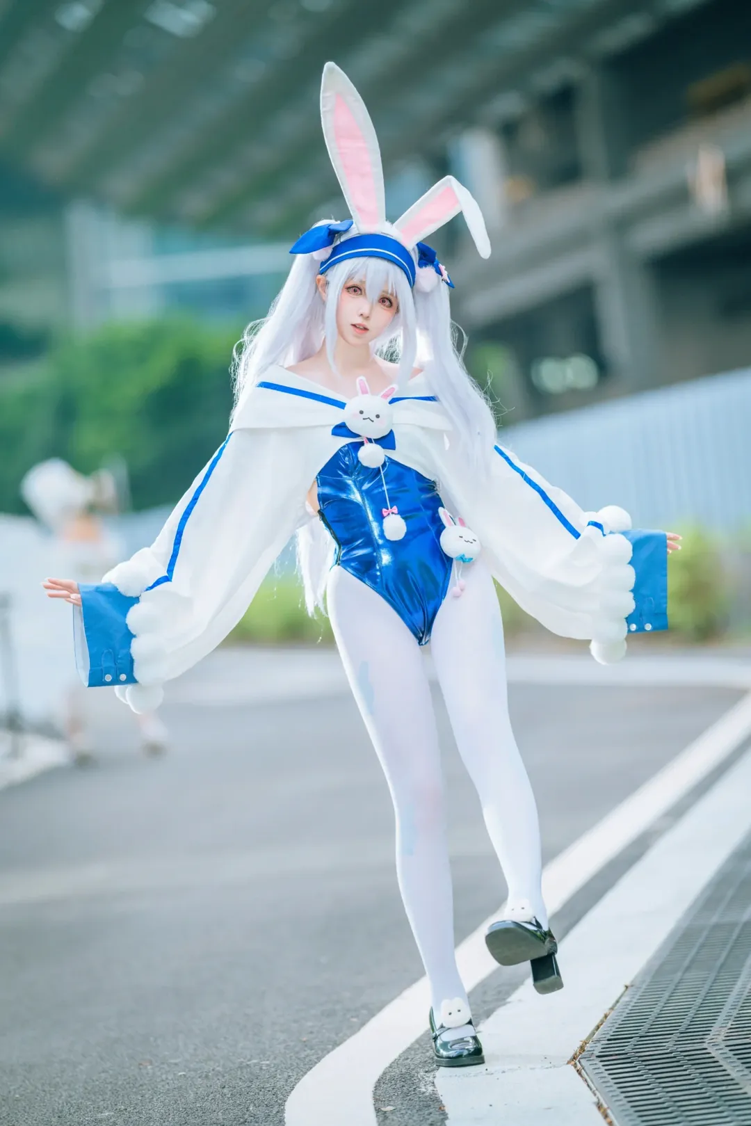 アズールレーン, ホタルACGエキスポ, ラフィー コスプレ, 広州アニメ展, バニーガールコスプレ - 2枚目