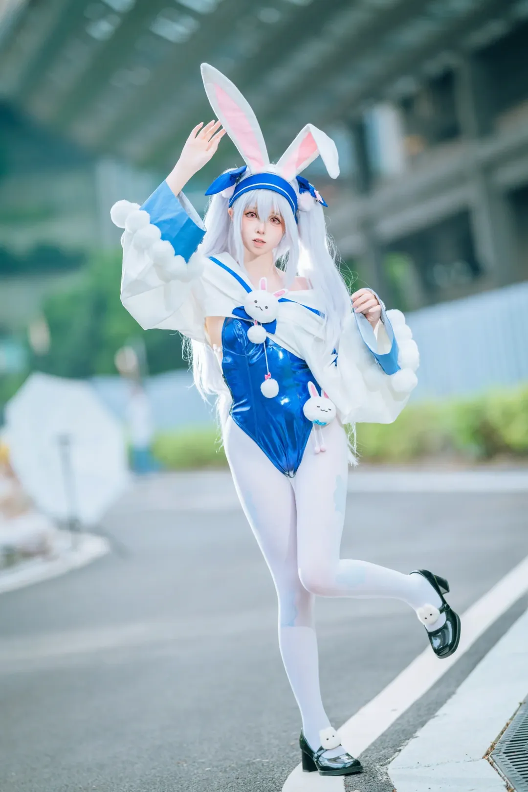 アズールレーン, ホタルACGエキスポ, ラフィー コスプレ, 広州アニメ展, バニーガールコスプレ - 3枚目