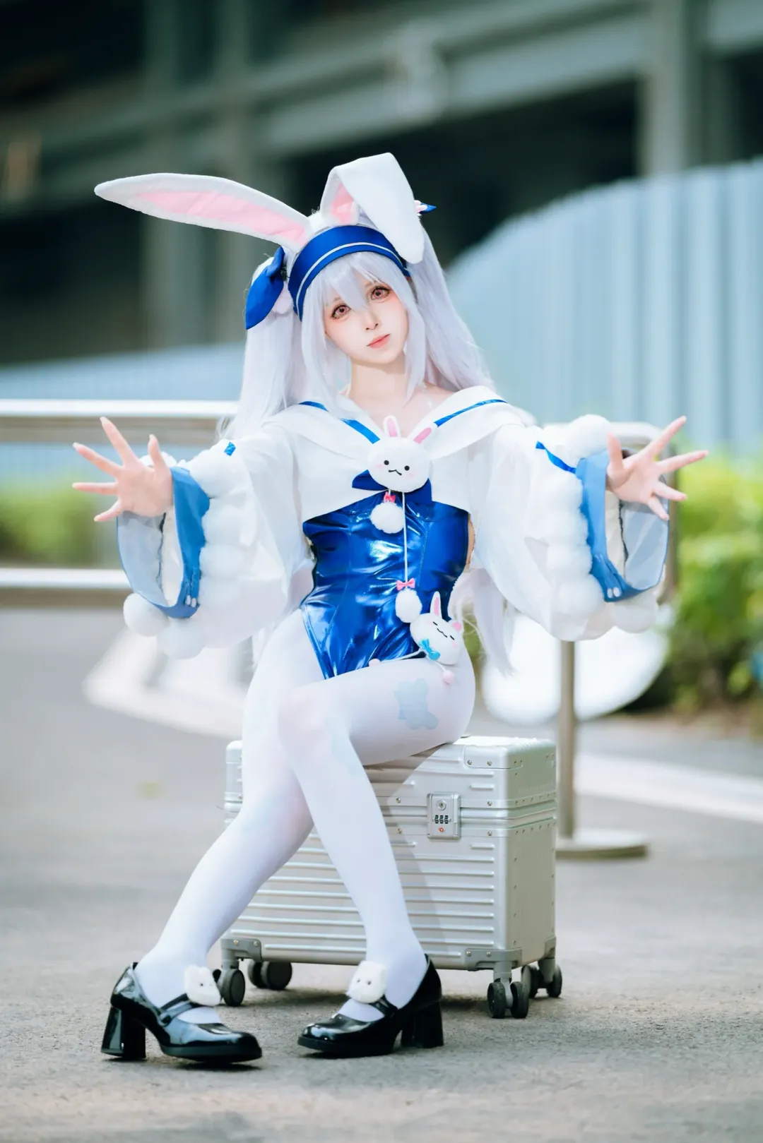 アズールレーン, ホタルACGエキスポ, ラフィー コスプレ, 広州アニメ展, バニーガールコスプレ