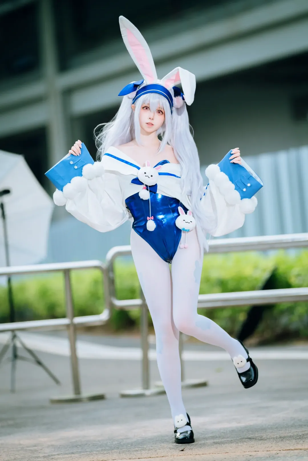 アズールレーン, ホタルACGエキスポ, ラフィー コスプレ, 広州アニメ展, バニーガールコスプレ - 8枚目