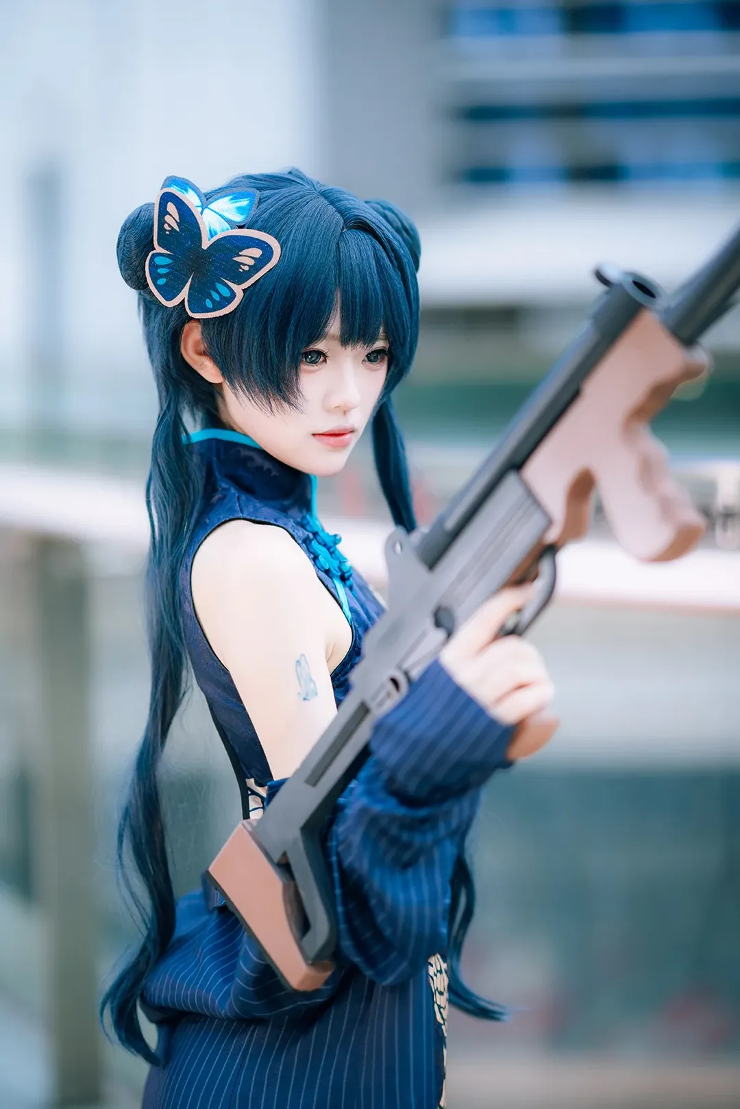 cosplay, 漫展返图, 碧蓝档案, 龙华妃咲cos, 旗袍 - 第3张