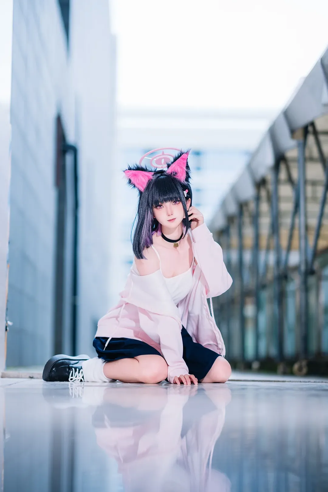 漫展返图, 碧蓝档案, 杏山和纱cos, 广州baonly, cosplay摄影 - 第1张
