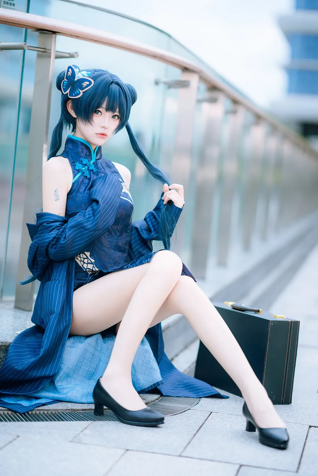イベント写真, ブルーアーカイブ, 竜華キサキ コスプレ, 広州 Baonly, 妃咲 チャイナドレス