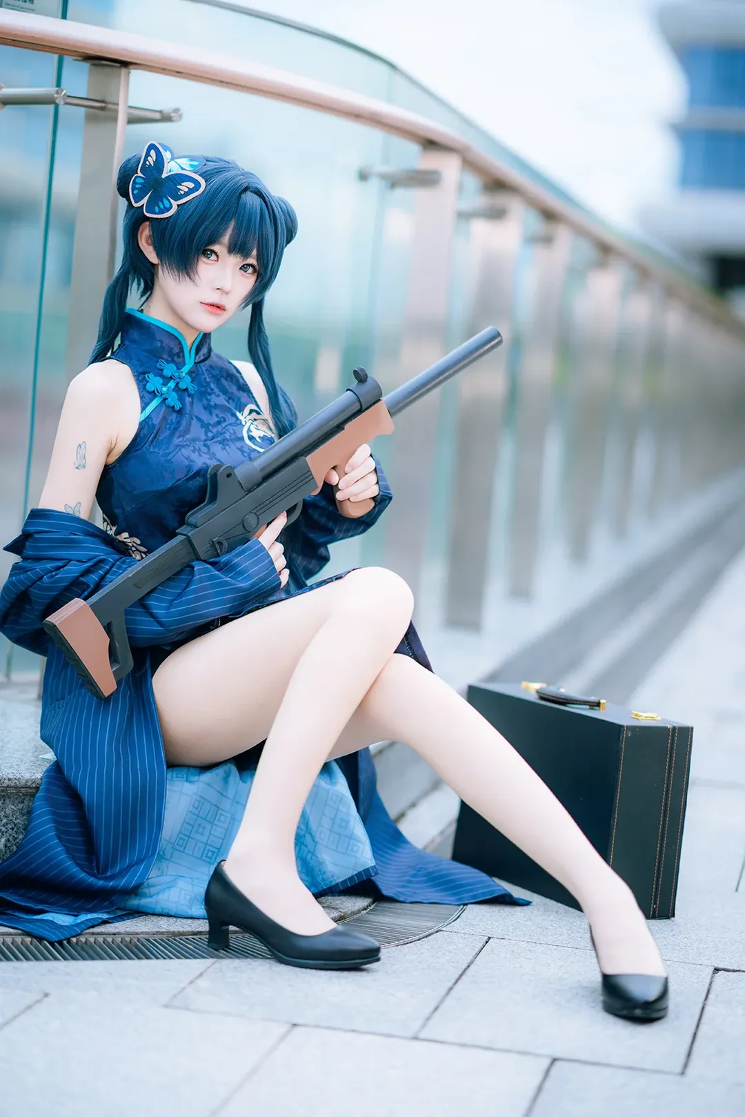 イベント写真, ブルーアーカイブ, 竜華キサキ コスプレ, 広州 Baonly, 妃咲 チャイナドレス - 2枚目
