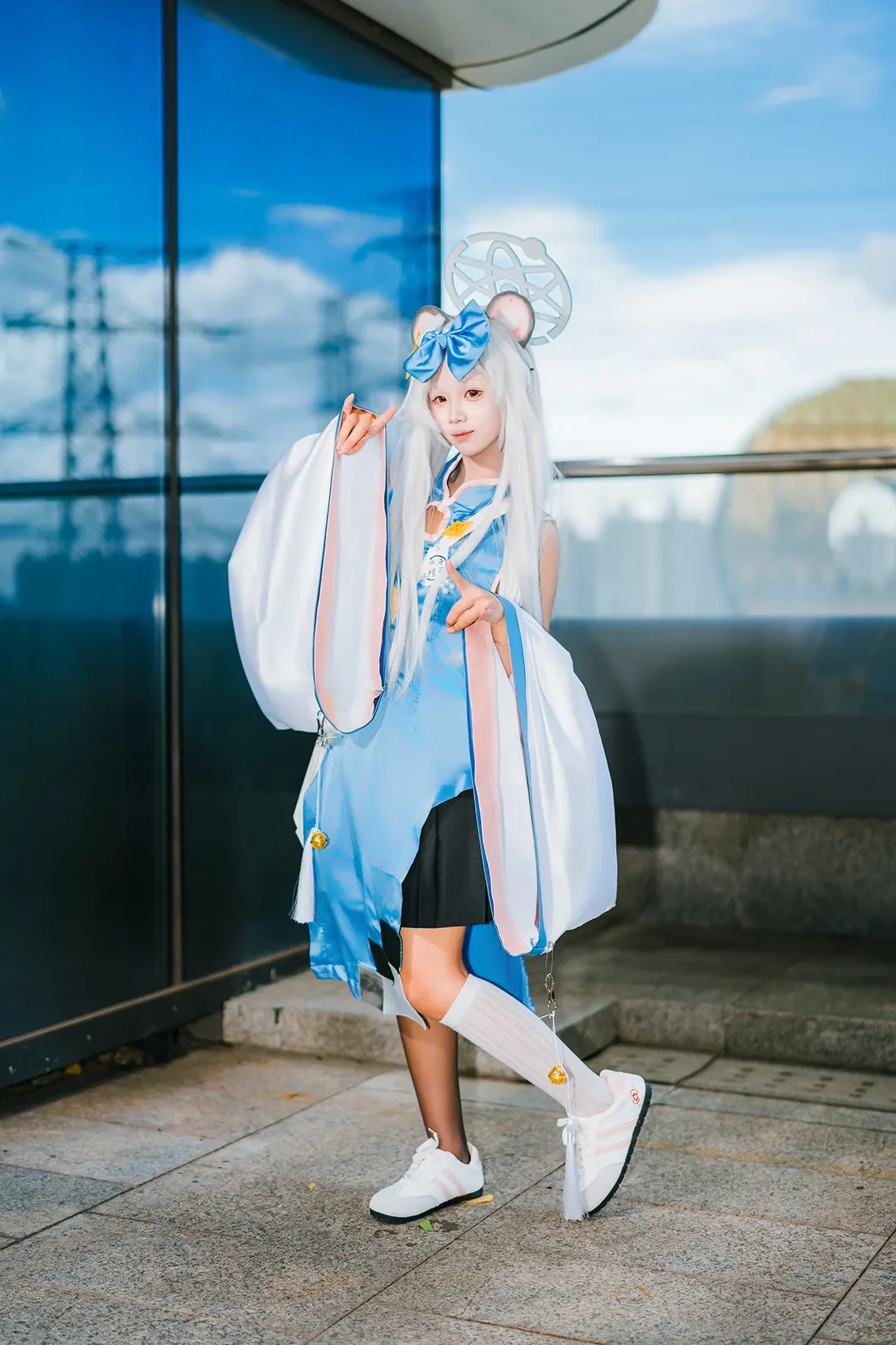 Convention photos, Blue Archive, Guangzhou Baonly, Haruhi cosplay, Yakushi Saya cosplay - Image 2