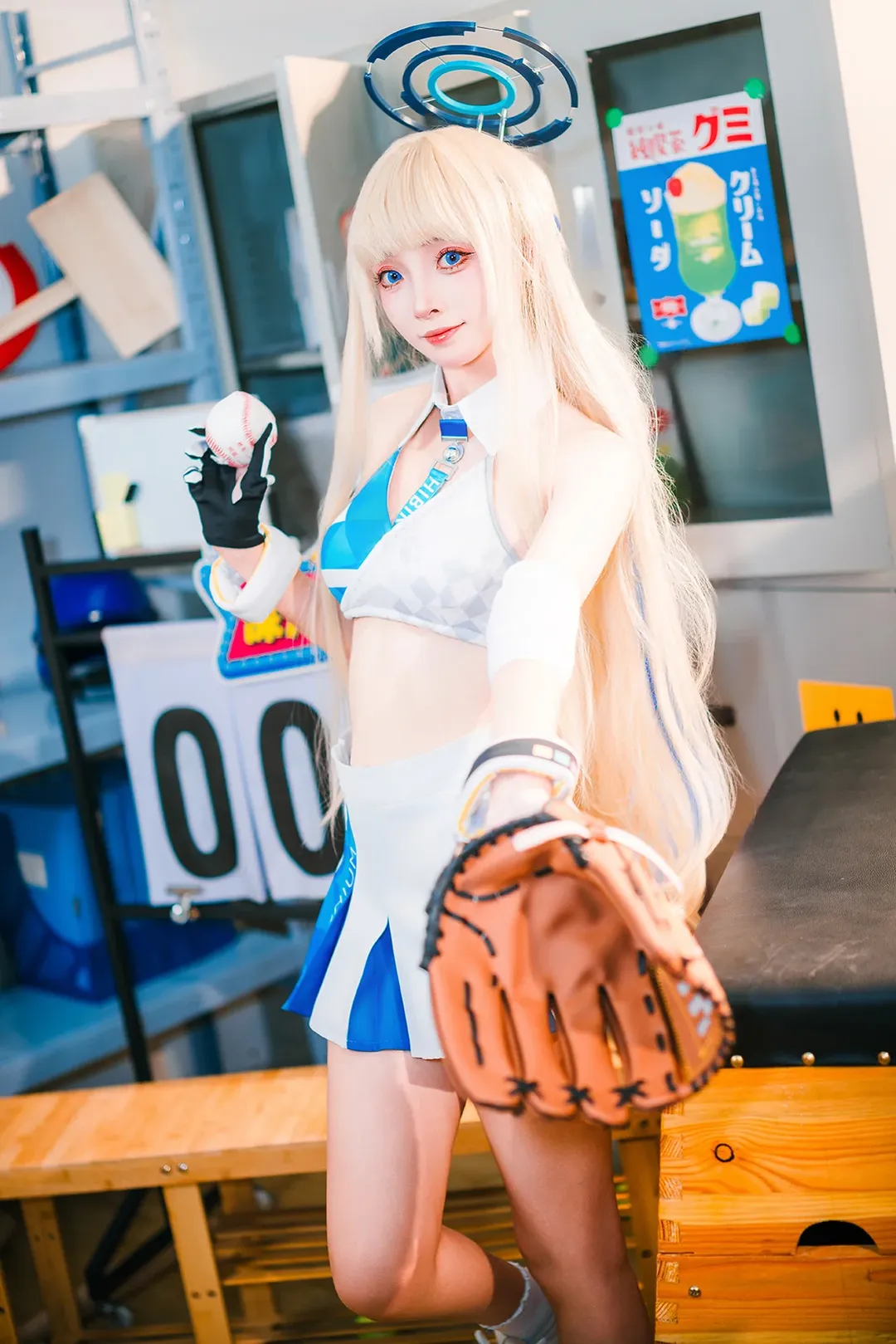 碧蓝档案, 飞鸟马时cos, 啦啦队cosplay, 漫展巡游季, 深光影像 - 第4张