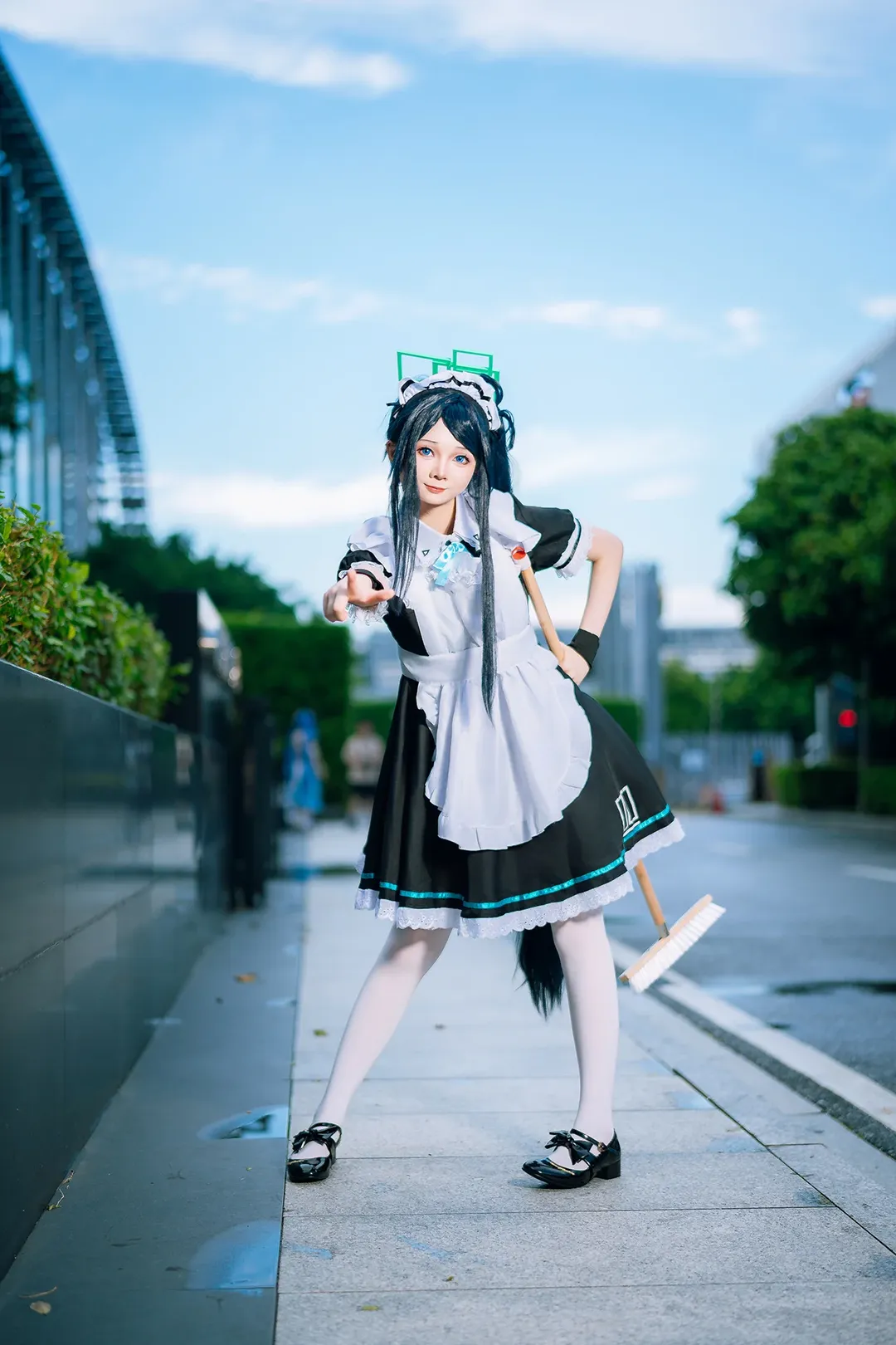 蔚蓝档案, 女仆装, 广州漫展, cosplay分享, 天童爱丽丝cos - 第2张