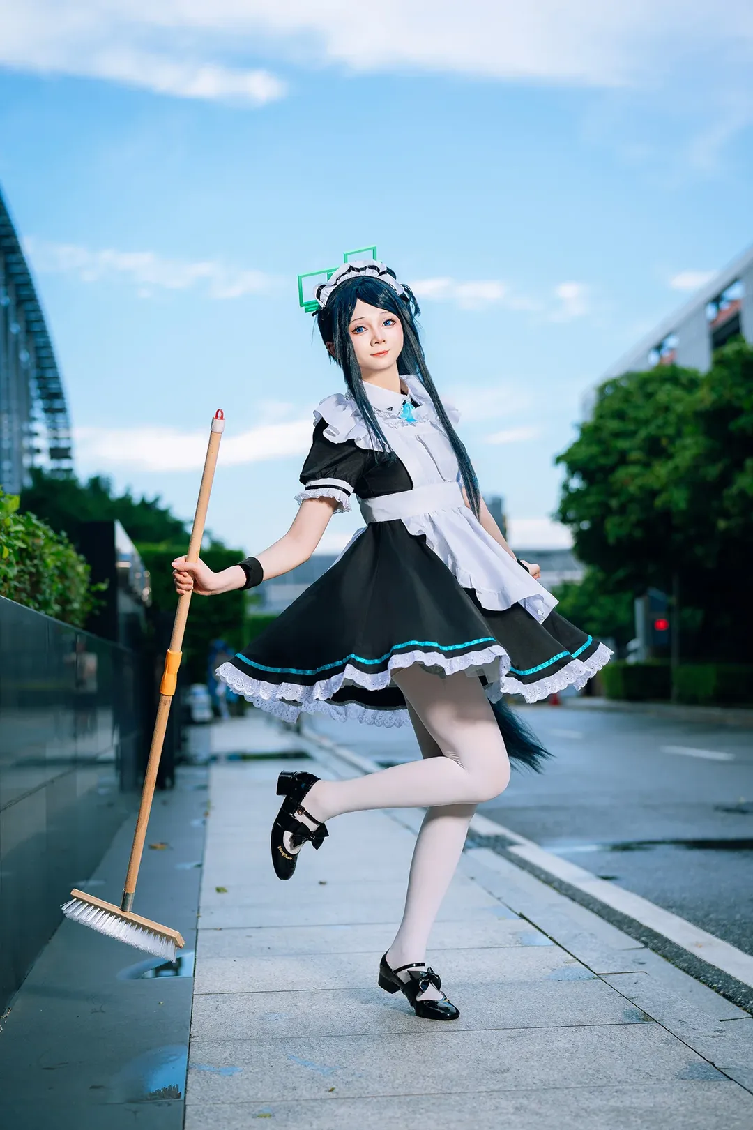 蔚蓝档案, 女仆装, 广州漫展, cosplay分享, 天童爱丽丝cos - 第3张