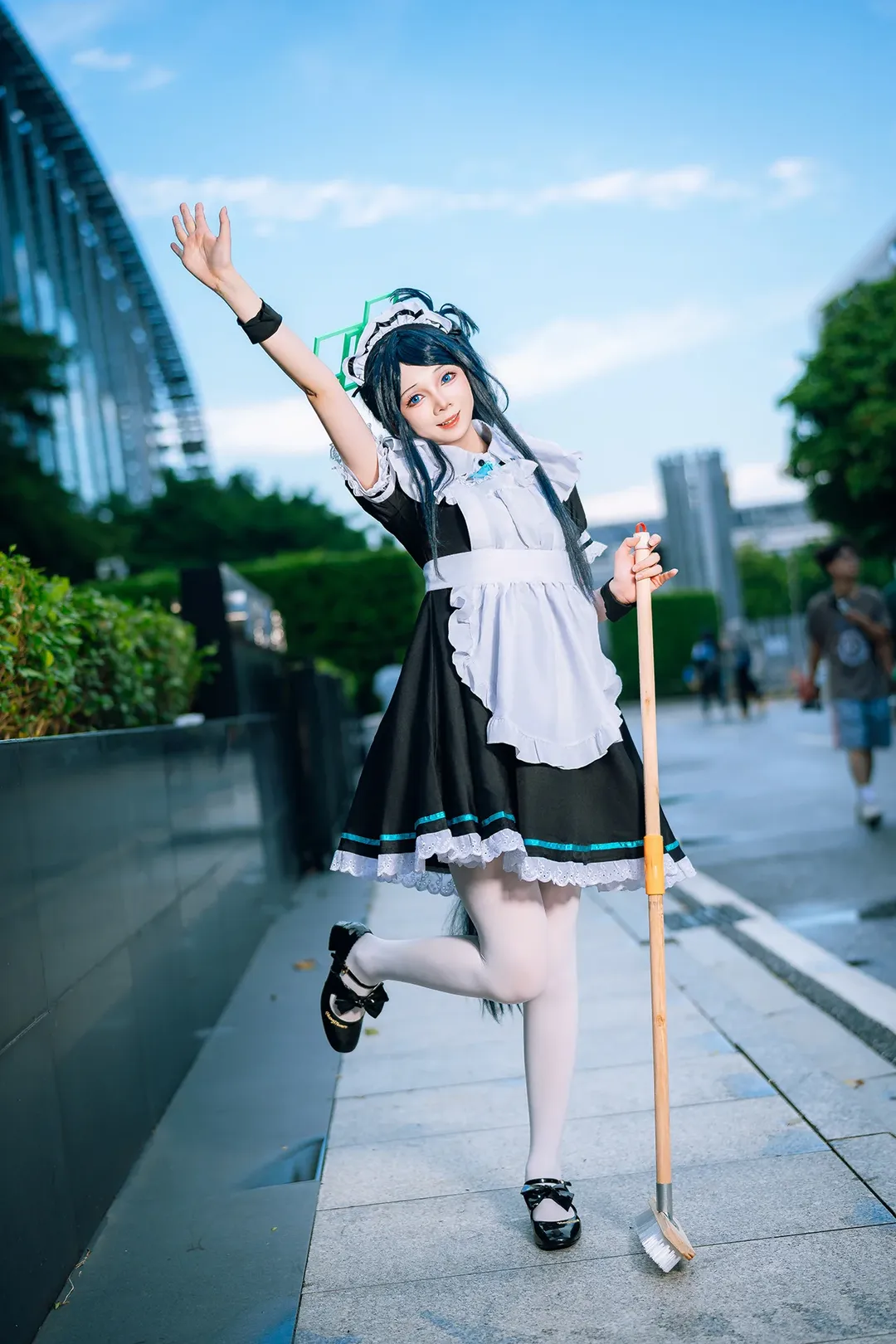 蔚蓝档案, 女仆装, 广州漫展, cosplay分享, 天童爱丽丝cos - 第5张