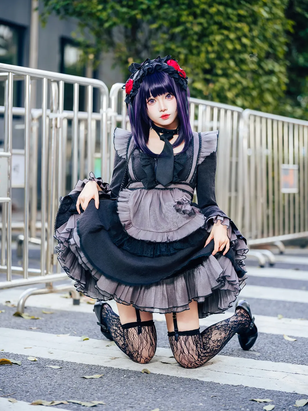 ゴシックコーデ, コスプレ撮影, その着せ替え人形は恋をする, 黒江雫コスプレ, 広州蛍火虫アニメエキスポ - 2枚目