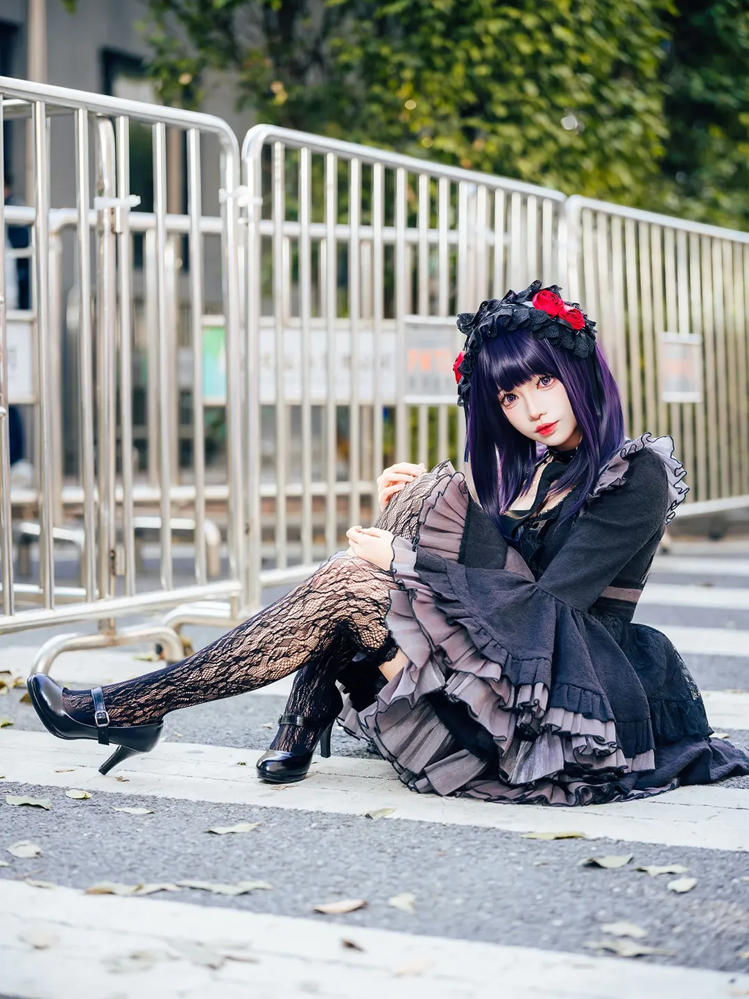 ゴシックコーデ, コスプレ撮影, その着せ替え人形は恋をする, 黒江雫コスプレ, 広州蛍火虫アニメエキスポ - 3枚目