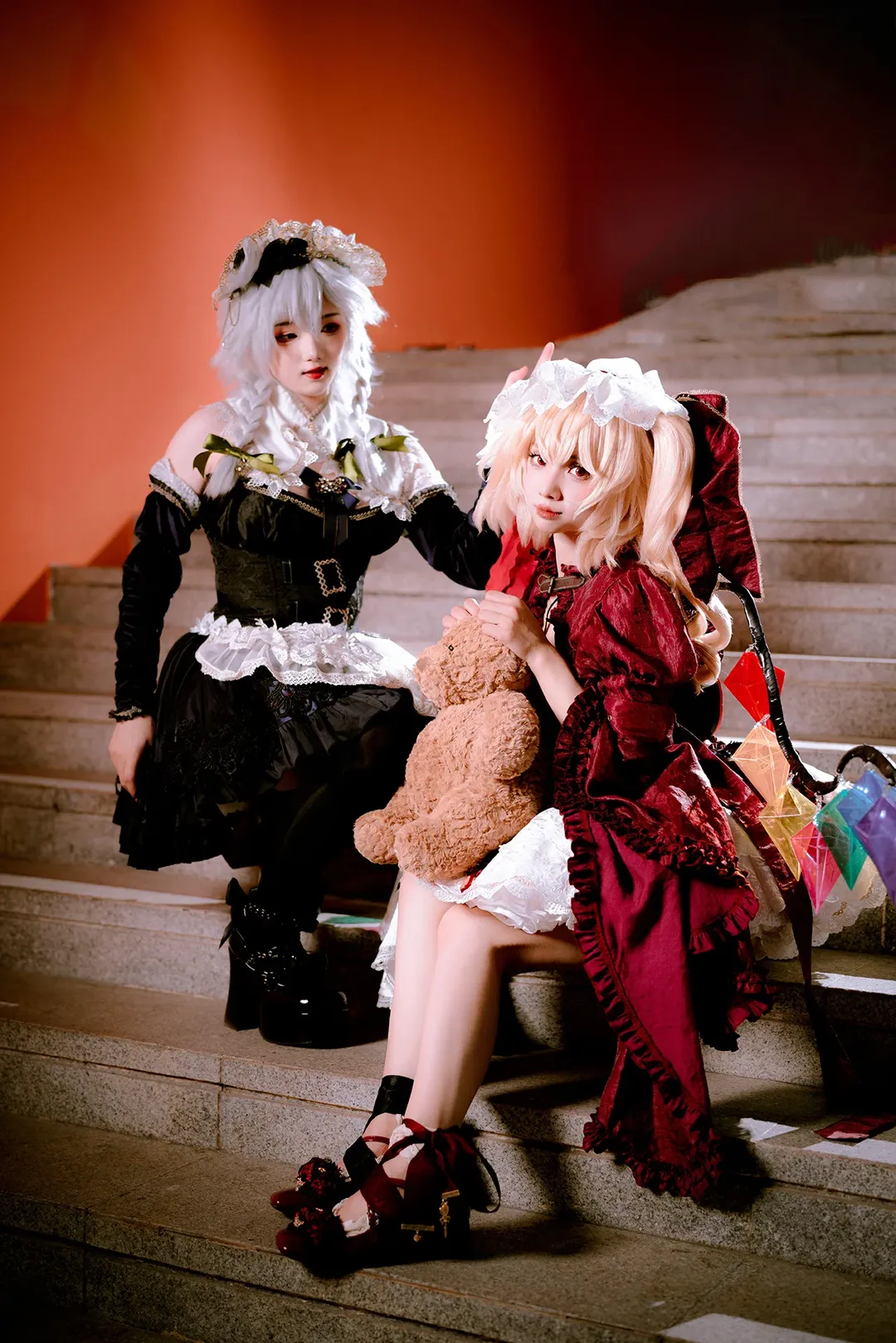 东方project, 漫展返图, 咲夜cos, 广州漫展, 芙兰朵露cos