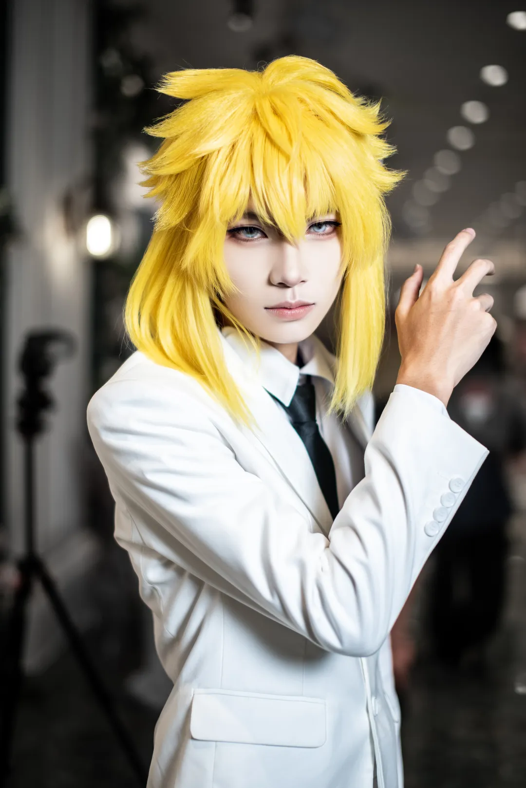 漫展返图, cosplay摄影, 火影忍者, 波风水门cos, 白西装穿搭 - 第2张