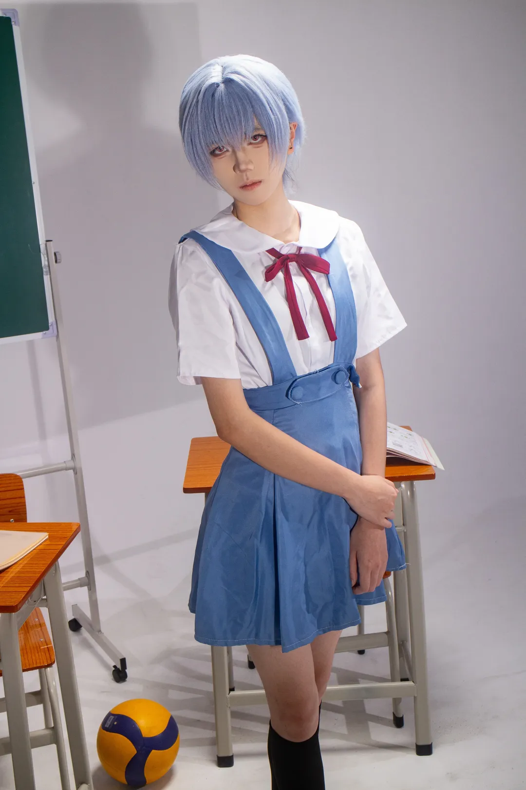 EVA, 新世纪福音战士, cosplay日常, 校园制服, 凌波丽cos - 第4张