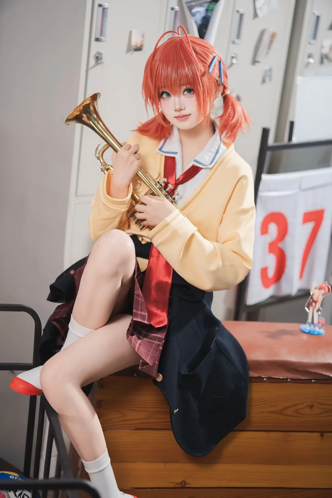 cosplay, 校园风, 柚子社, 海老原水濑cos, 管乐恋曲 - 第1张