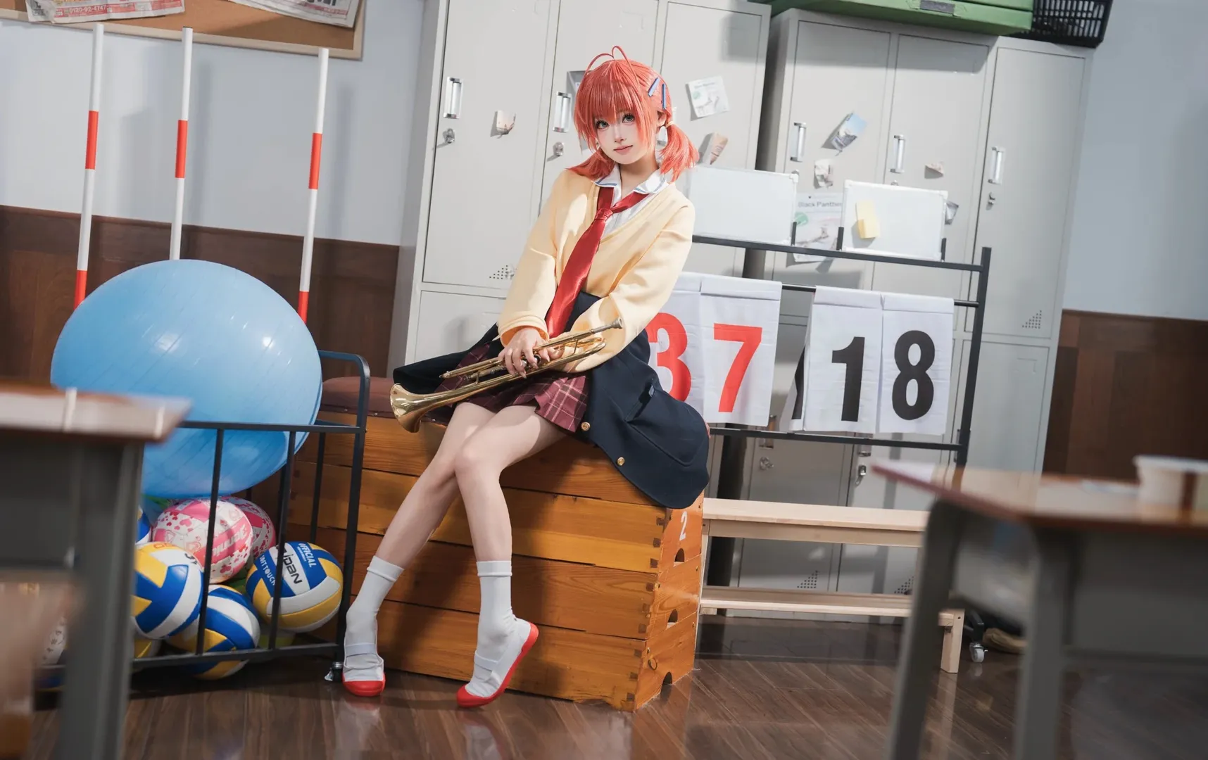 cosplay, 校园风, 柚子社, 海老原水濑cos, 管乐恋曲 - 第4张