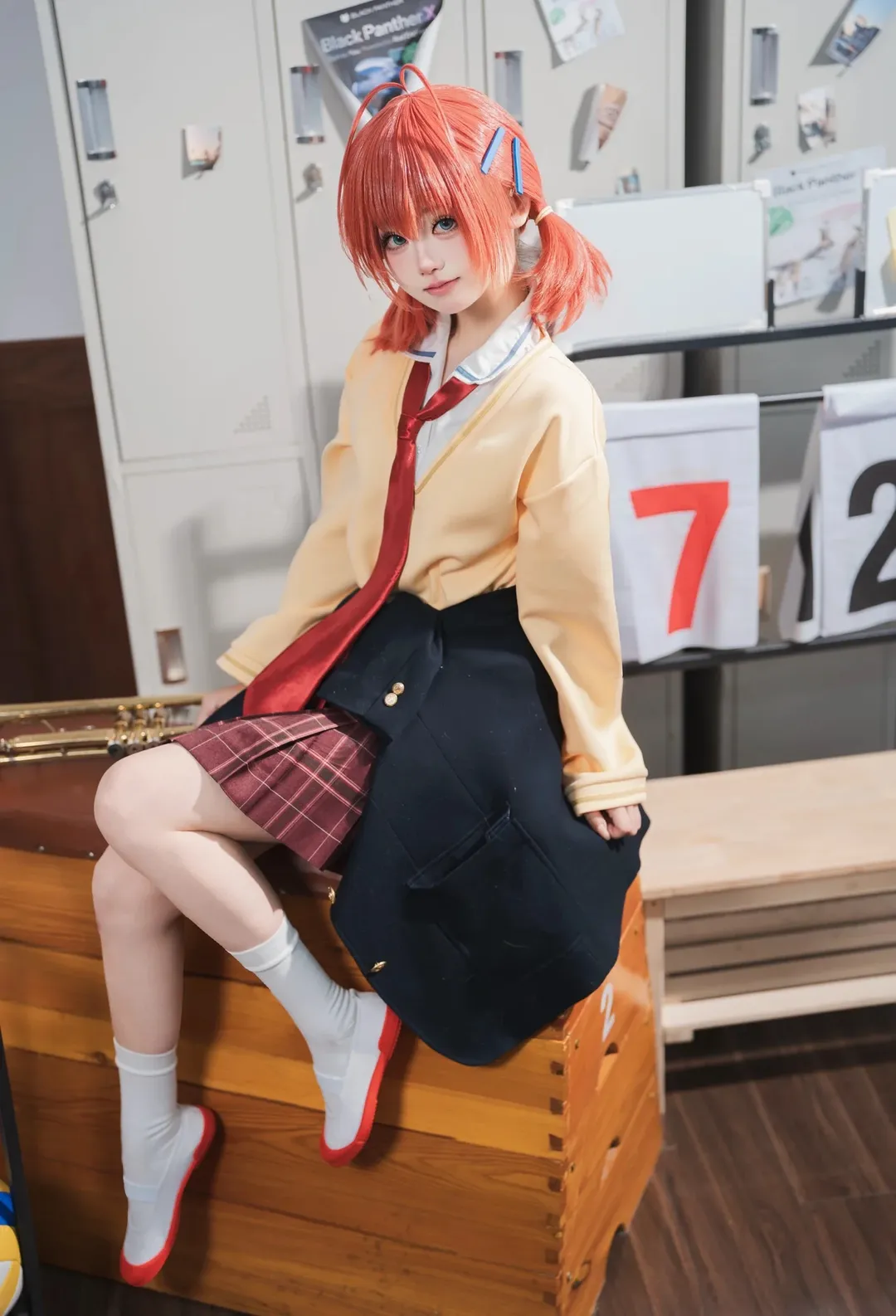 cosplay, 校园风, 柚子社, 海老原水濑cos, 管乐恋曲