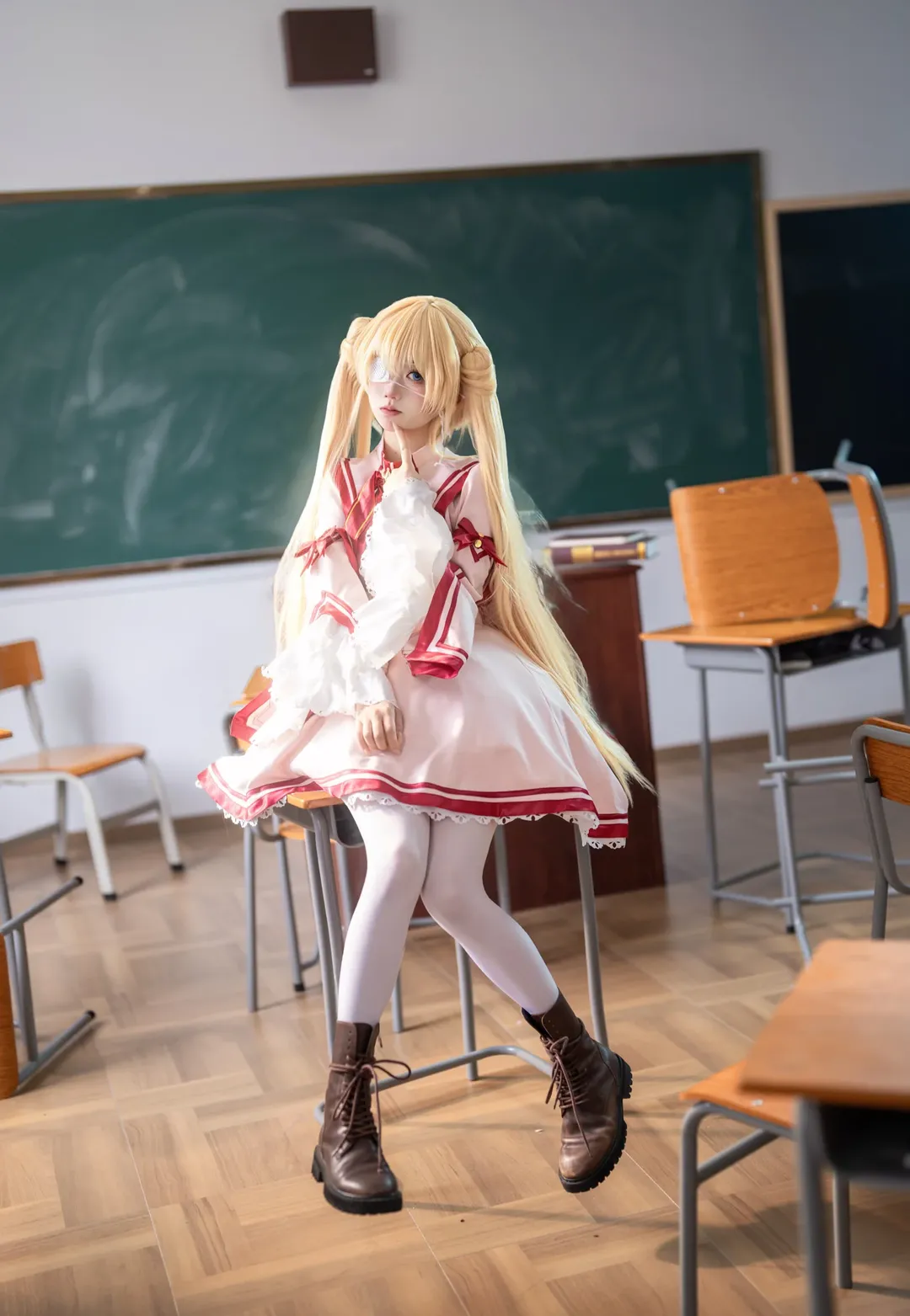 cosplay, 教室写真, Rewrite, 中津静流cos, Key社 - 第1张