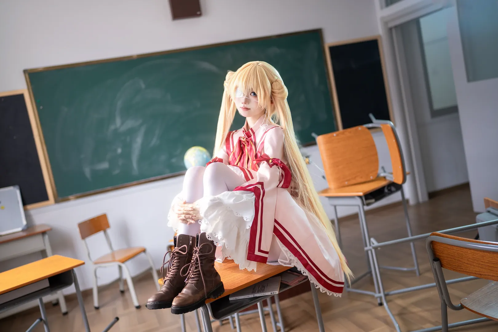 cosplay, 教室写真, Rewrite, 中津静流cos, Key社 - 第3张