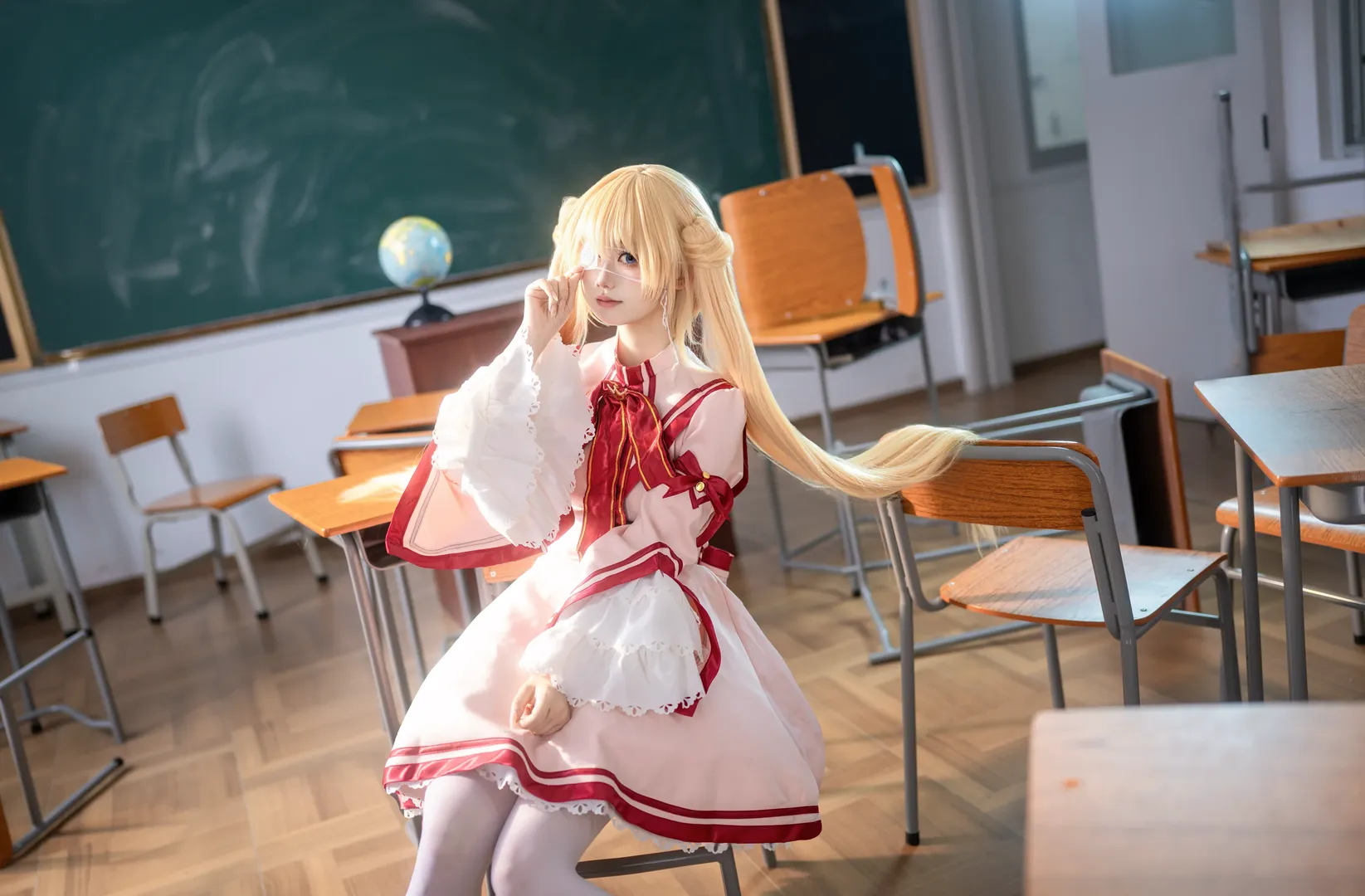 cosplay, 教室写真, Rewrite, 中津静流cos, Key社 - 第4张