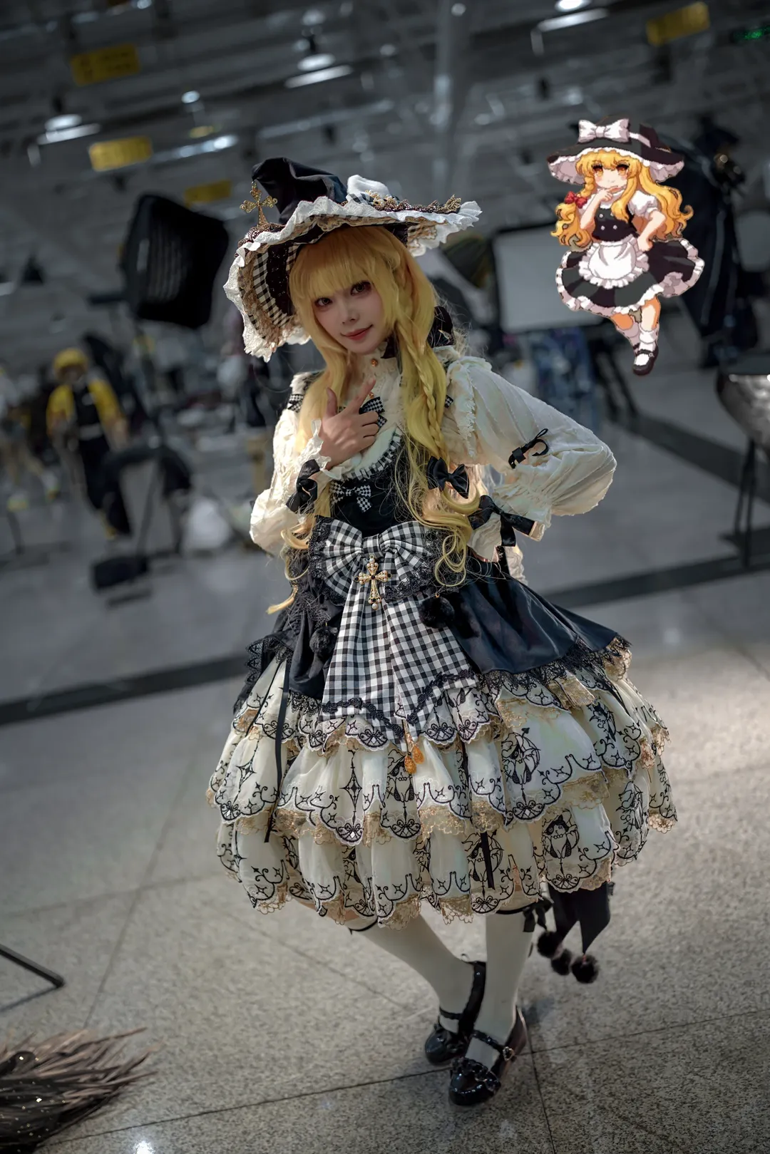 Touhou Project, Anime convention cosplay, Marisa Kirisame cosplay, Gothic Lolita, Touhou Mystia's Izakaya
