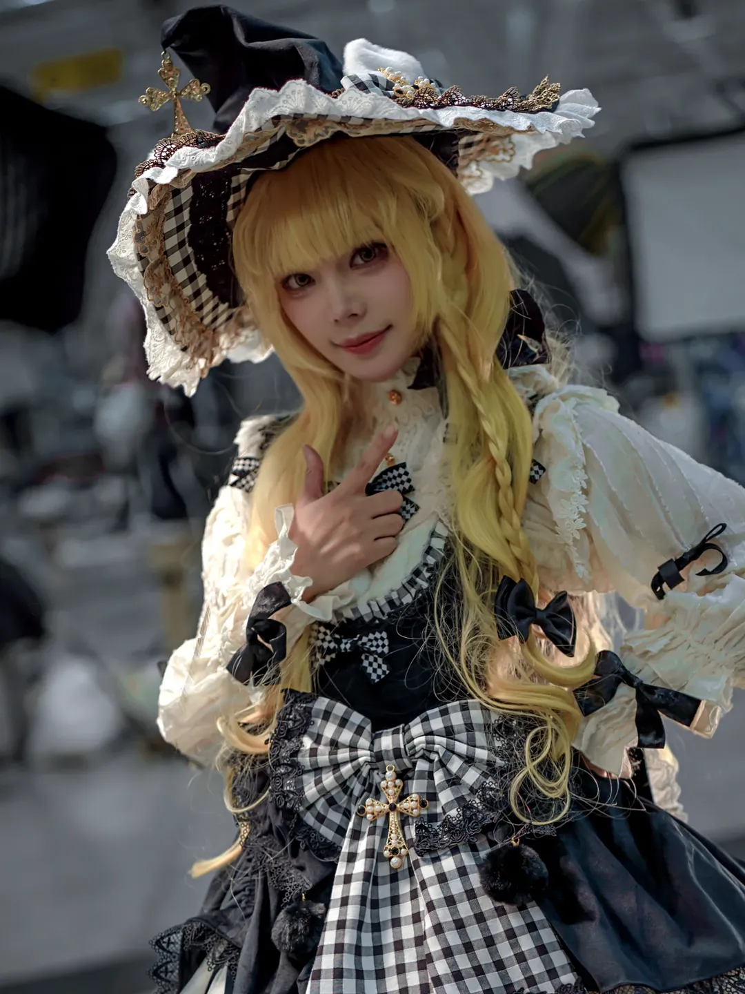 东方project, 漫展cosplay, 雾雨魔理沙cos, 哥特洛丽塔, 东方夜雀食堂 - 第2张