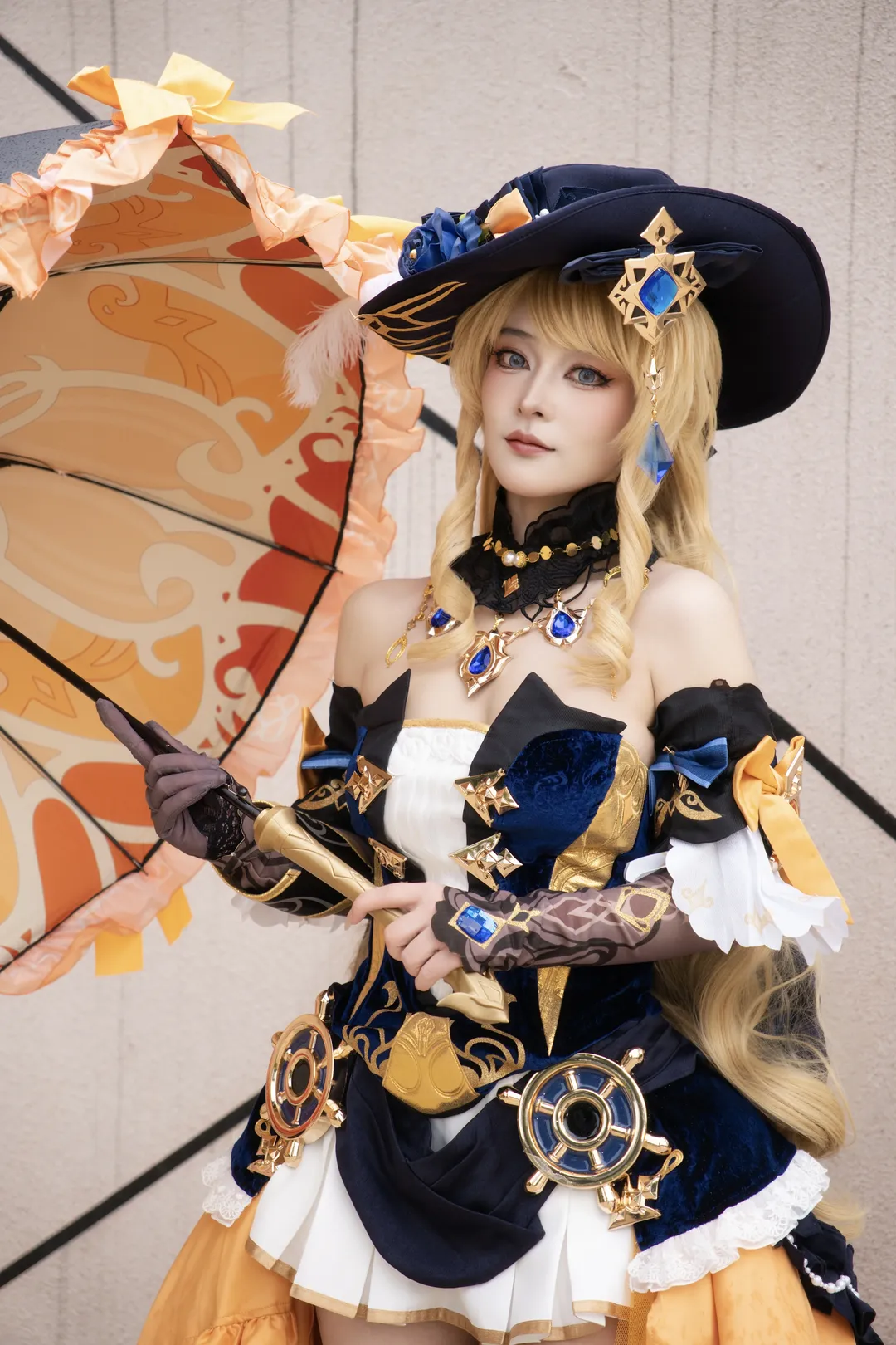 原神, cosplay, 娜维娅cos, 枫丹cos, 黄玫瑰 - 第4张