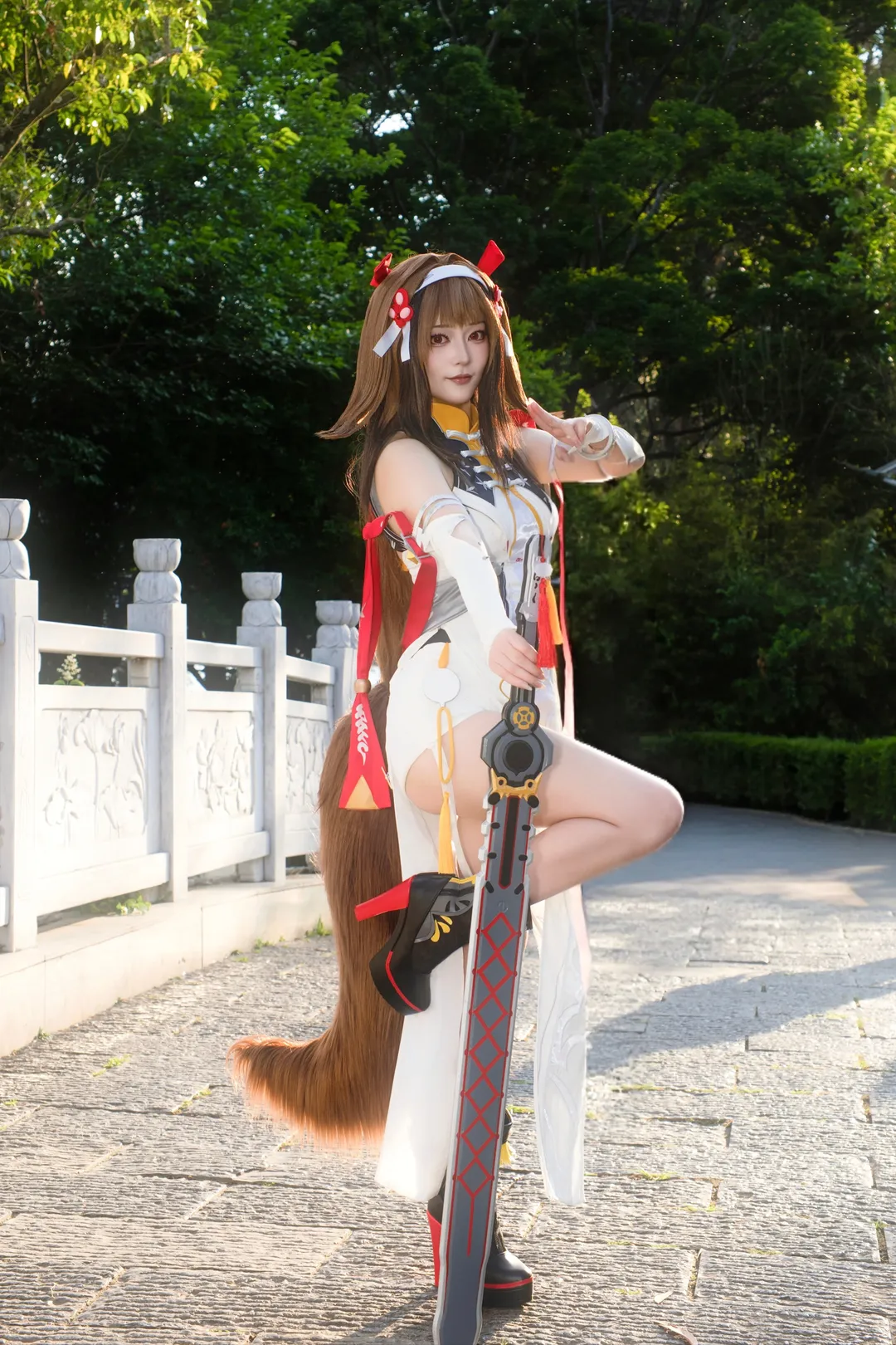 角色扮演, 叶瞬光cos, 绝区零, cosplay, 外景